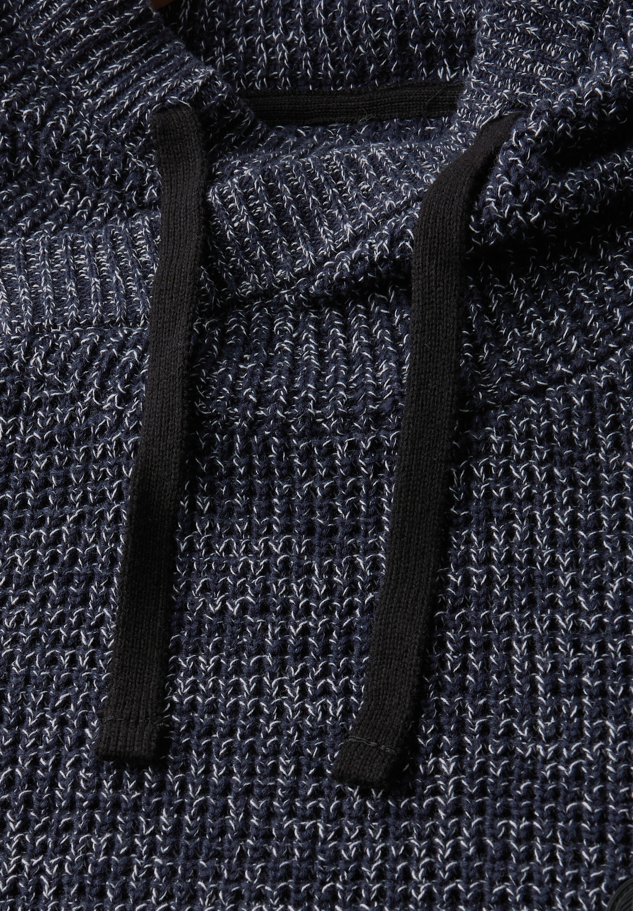 STREET ONE MEN Strickpullover, aus reiner Baumwolle