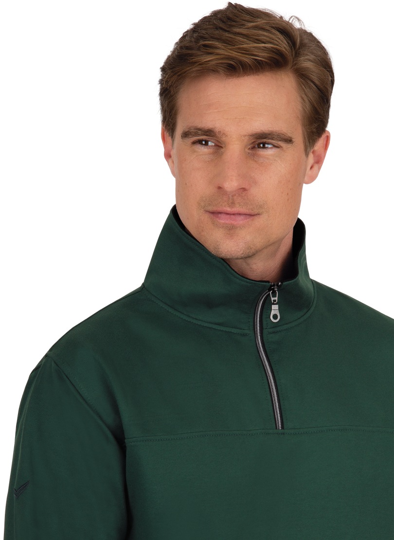 Trigema Sweatshirt »TRIGEMA Sweatshirt mit Reißverschluss«
