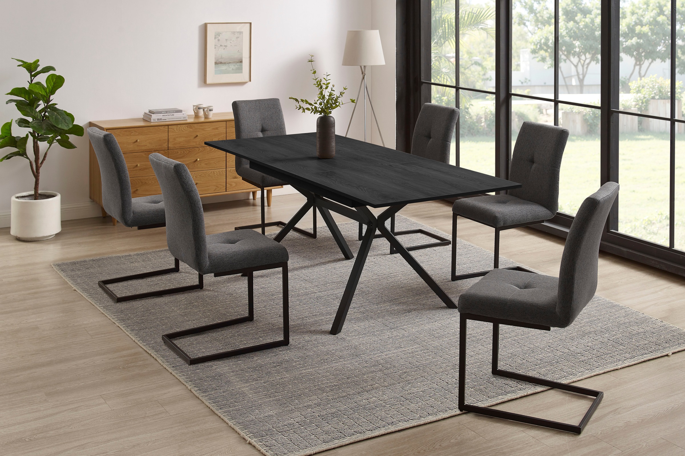 OTTO home Esstisch »Vendy«, ausziehbarer Tisch mit pflegeleichter Oberfläche, 160-210 cm