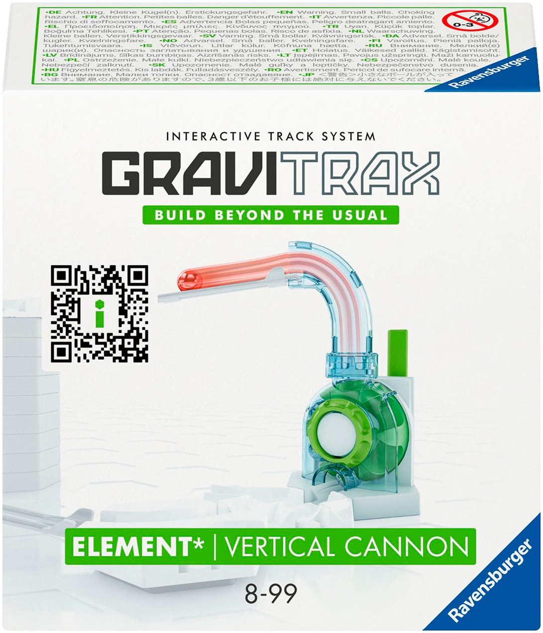 Ravensburger Kugelbahn-Bausatz »GraviTrax Element Vertical Cannon«, Made in Europe