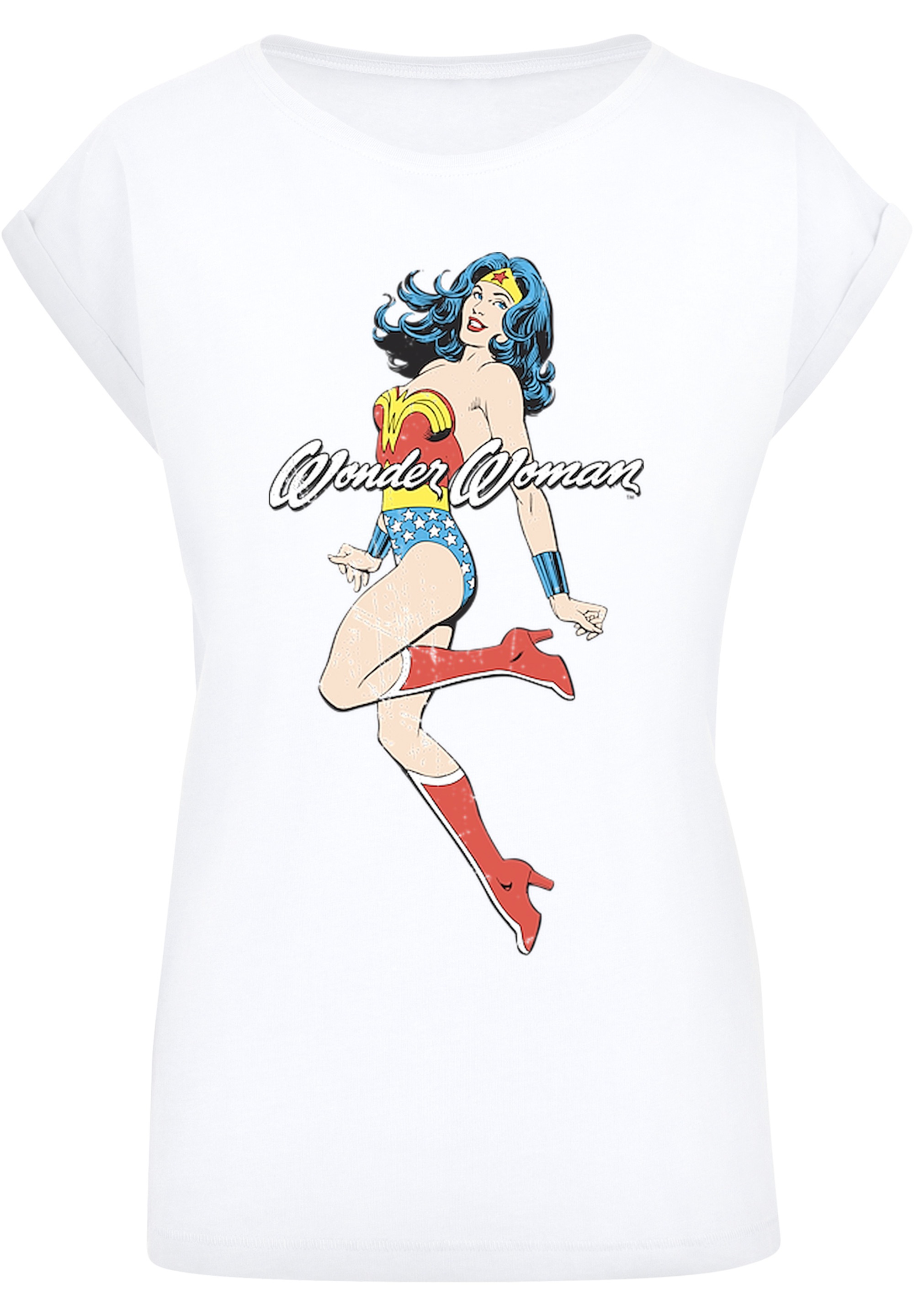 F4NT4STIC T-Shirt "DC Comics Wonder Diana 80s Triangle", Damen,Premium Merc günstig online kaufen
