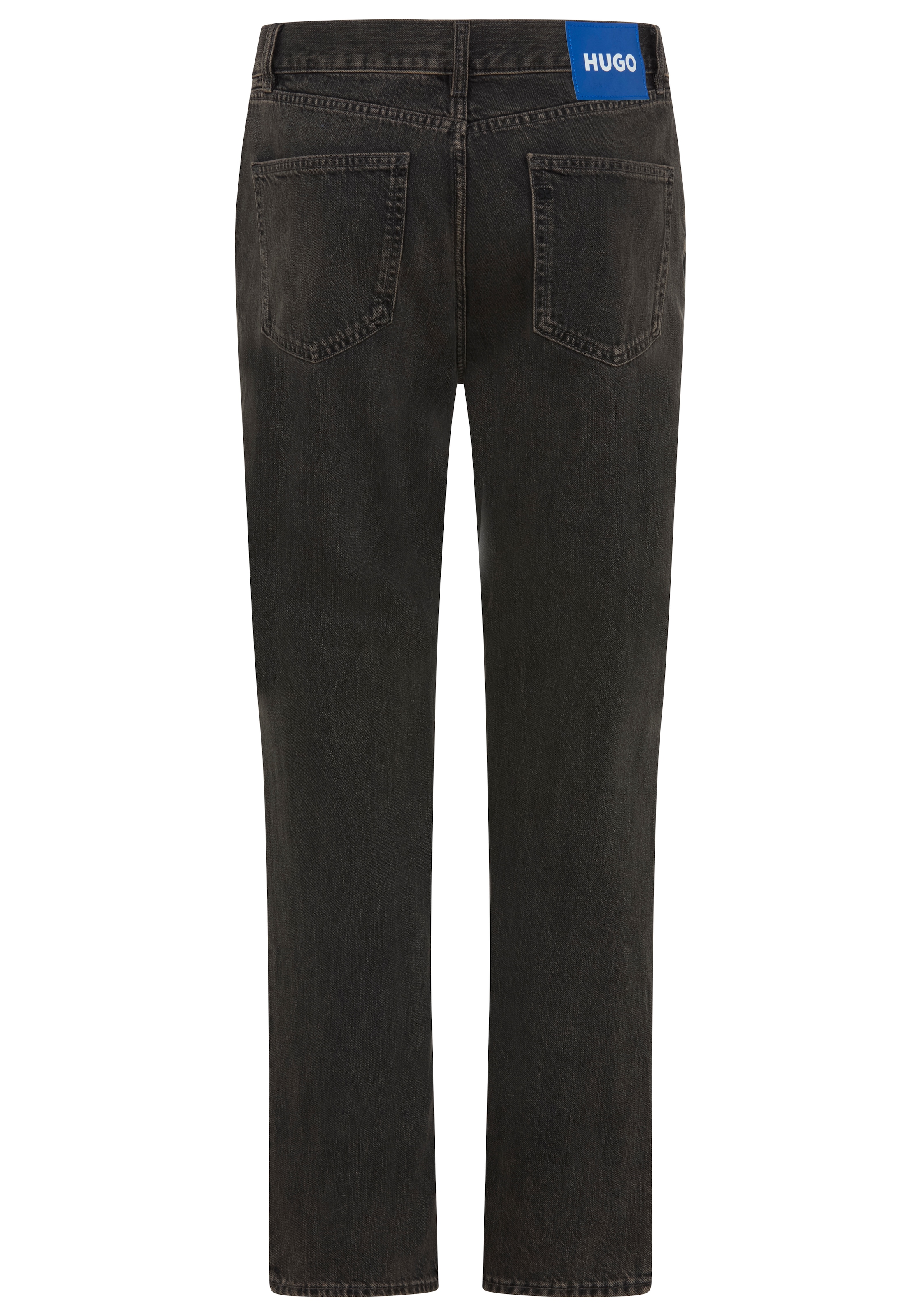 HUGO Regular-fit-Jeans »Jonah« aus reiner Baumwolle, Stone Washed, mittlere Bundhöhe