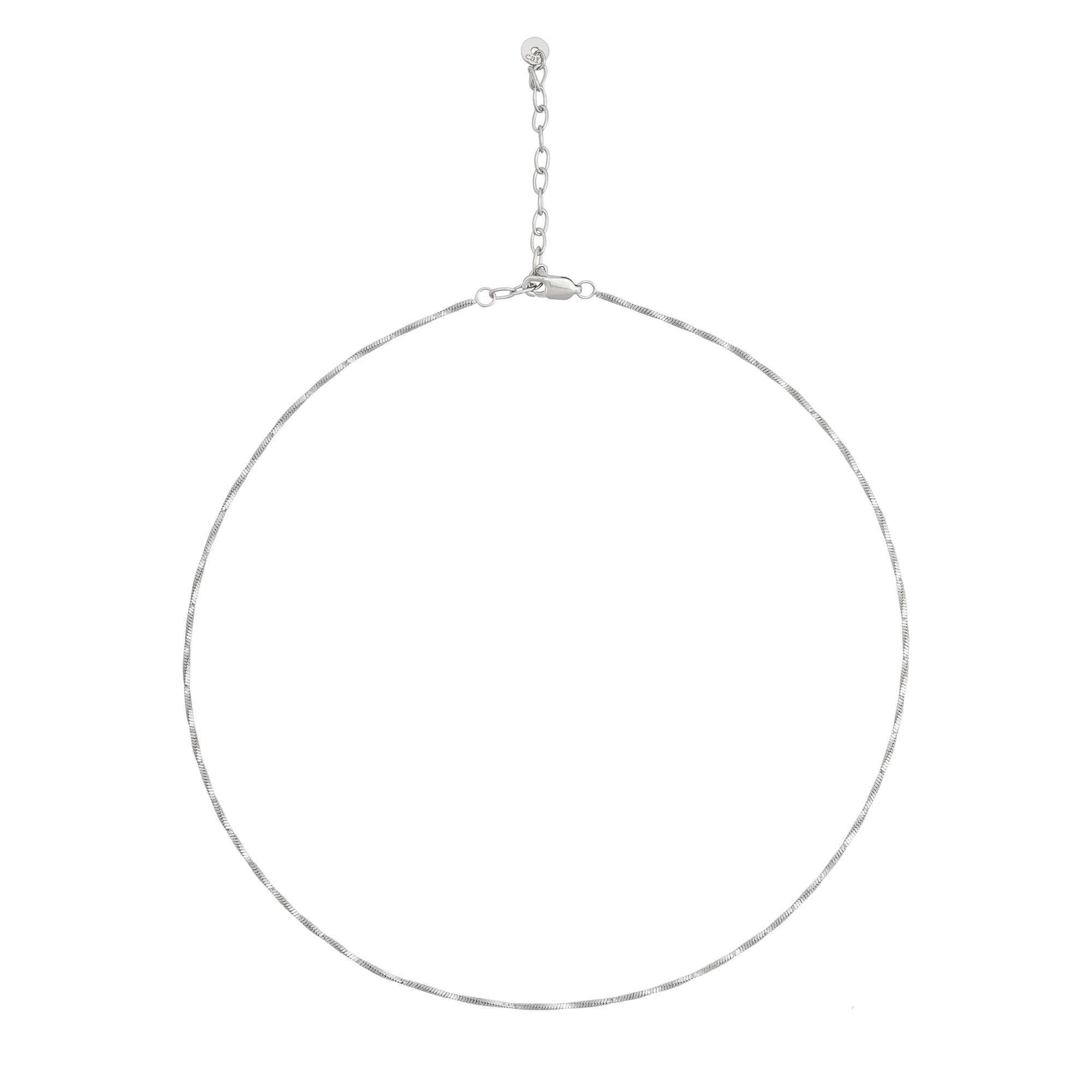CAÏ Collier »925/- Sterling Silber Schlangenkette vierseitig di«