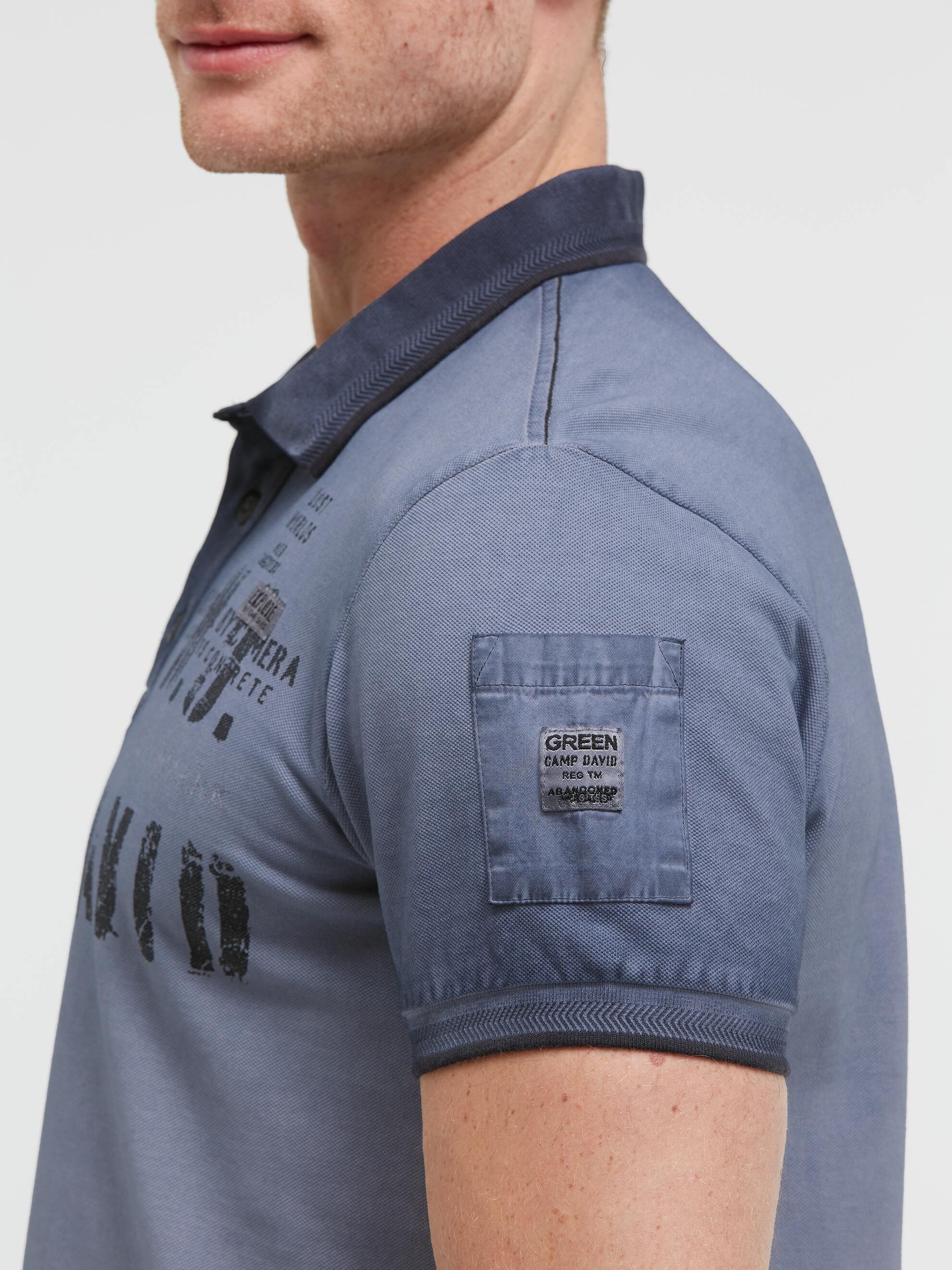 CAMP DAVID Poloshirt aus Baumwolle