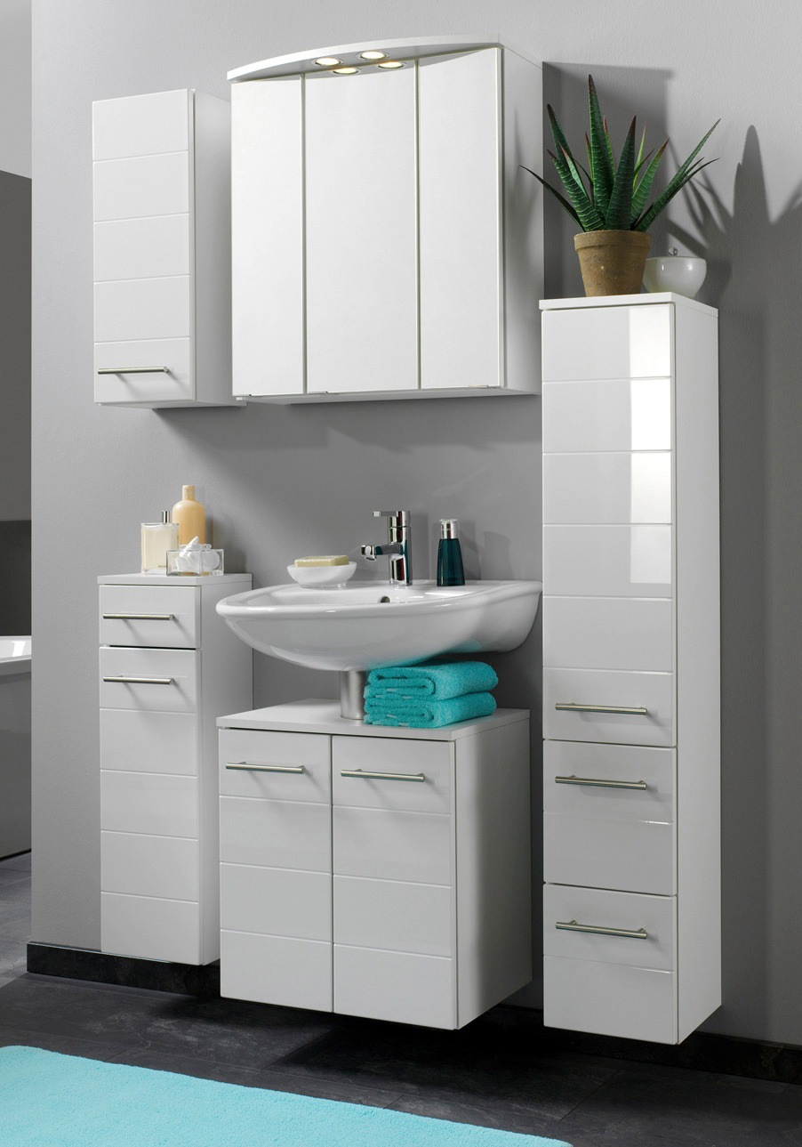 welltime Badmöbel-Set "Porto" 3 Stk. tlg. günstig online kaufen