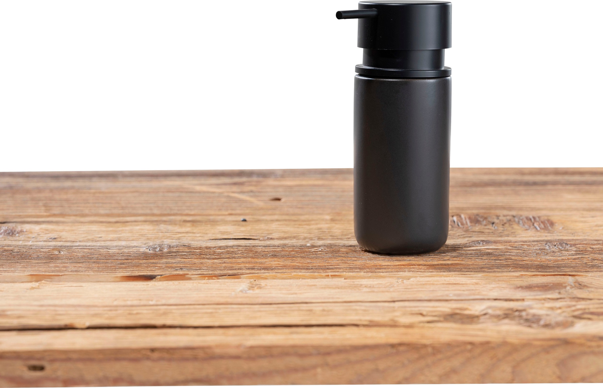 WENKO Küchenorganizer-Set »Black Outdoor Kitchen Spül-Set«, (Set, 2 tlg.), Seifenspender, Spülbürste