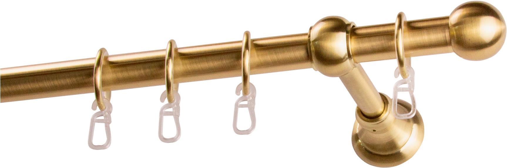 GARESA Gardinenstange "ANDREA" Ø 20 mm 1 läufig-läufig Wunschmaßlänge;Träge günstig online kaufen