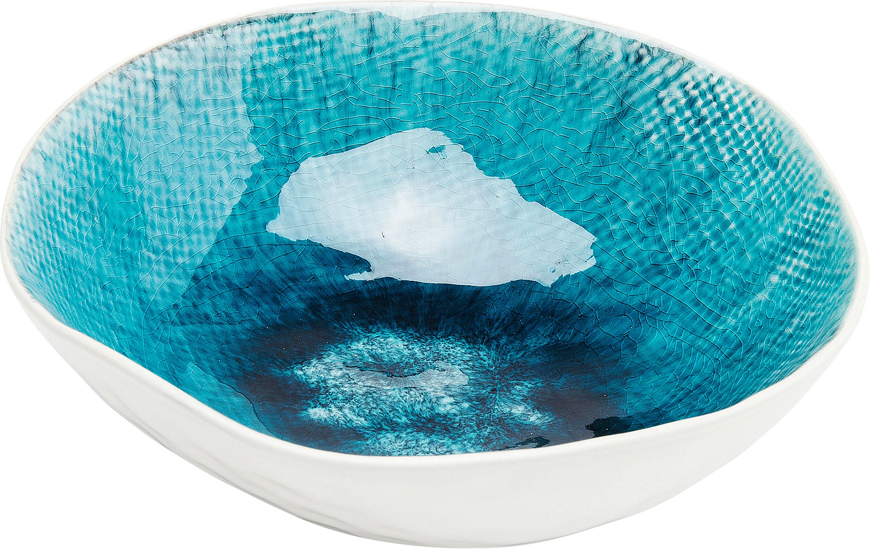 Kare Design Teller "Azur" verschiedene Größen, aus Steingut
