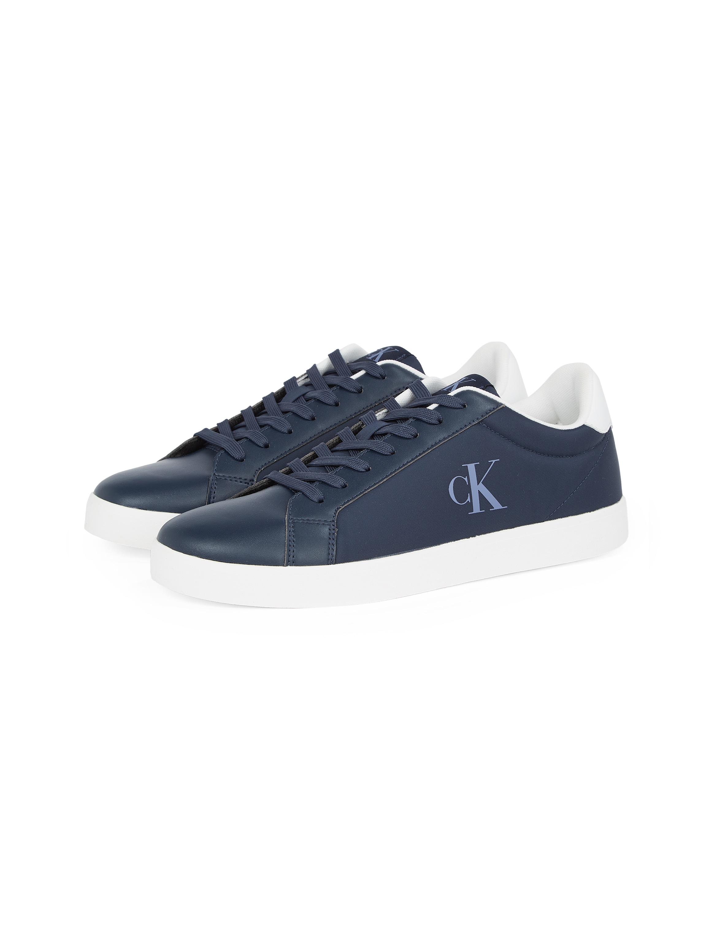 Calvin Klein Jeans Plateausneaker "3 CUPSOLE PU", Freizeitschuh, Halbschuh, Schnürschuh mit gepolstertem Schaftrand