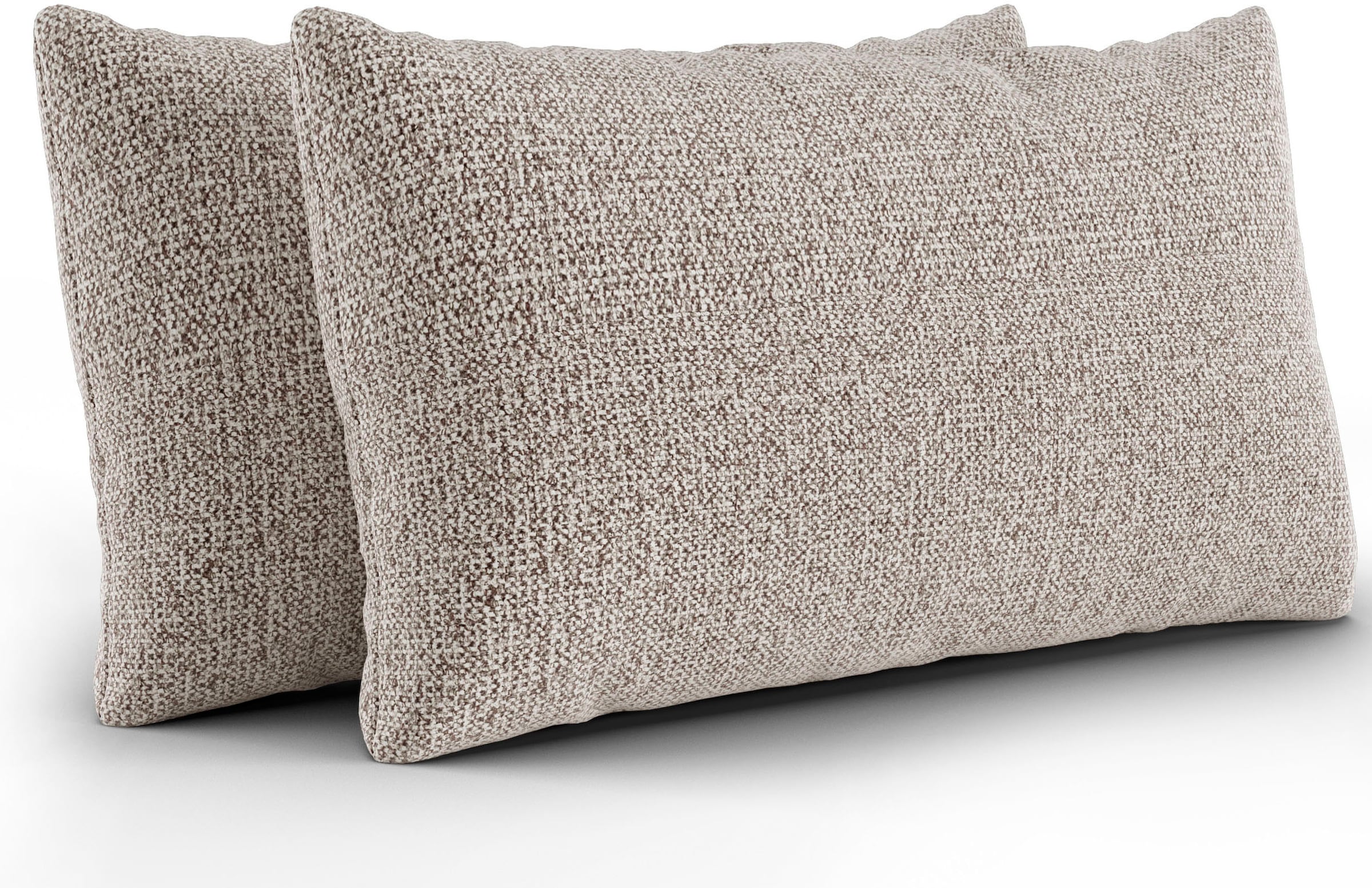 Sofakissen SIT & MORE, B:60cm H:40cm T:8cm, beige, 100% Polyester, Polsterauflagen, "Jazz", 2er Kissen-Set wahlweise in drei Größen