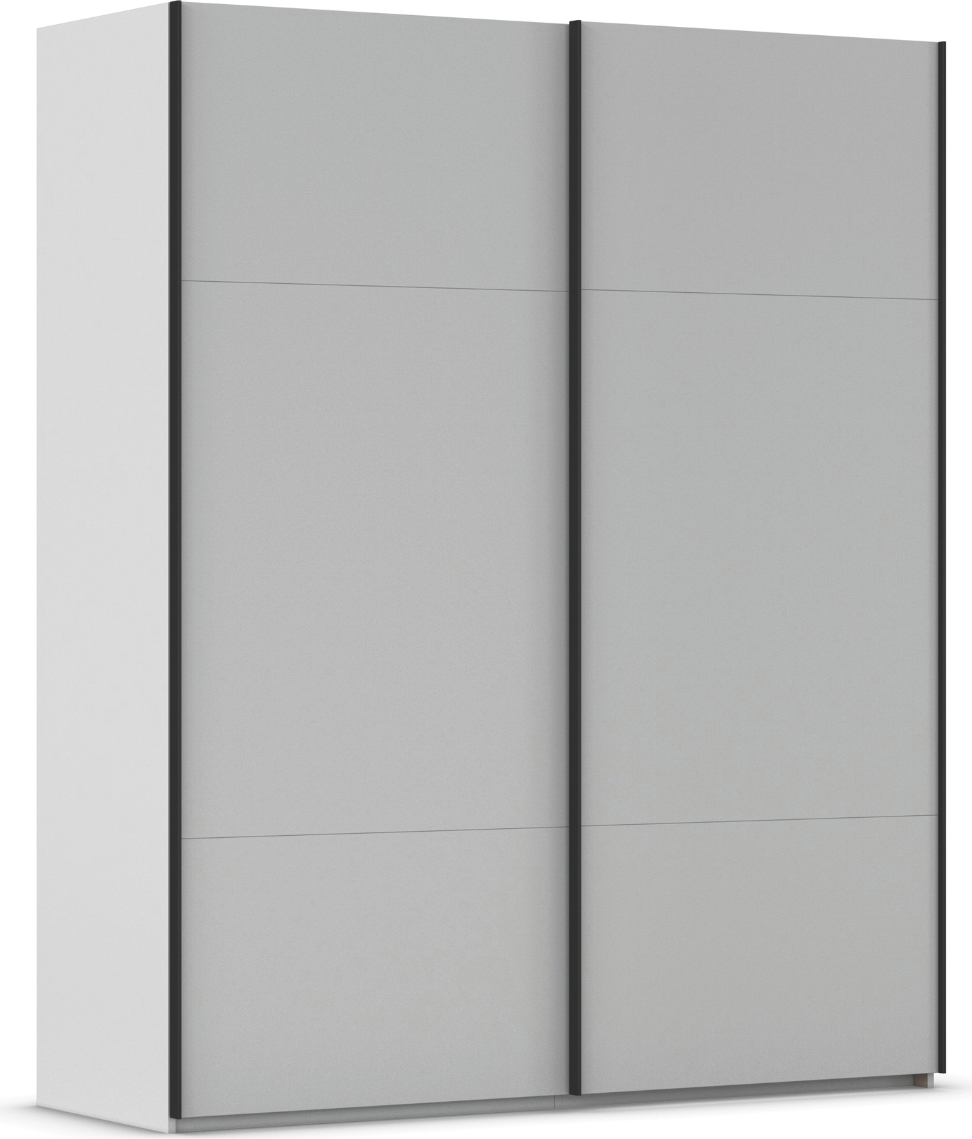 rauch Schwebetürenschrank "Kleiderschrank Schrank Garderobe Schlafzimmerschrank CONTIDO" 3 verschiedene Ausstattungen BASIC/CLASSIC/PREMIUM, aus hochwertigem Material in 6 Breiten 2 Griff-Farben MADE IN GERMANY
