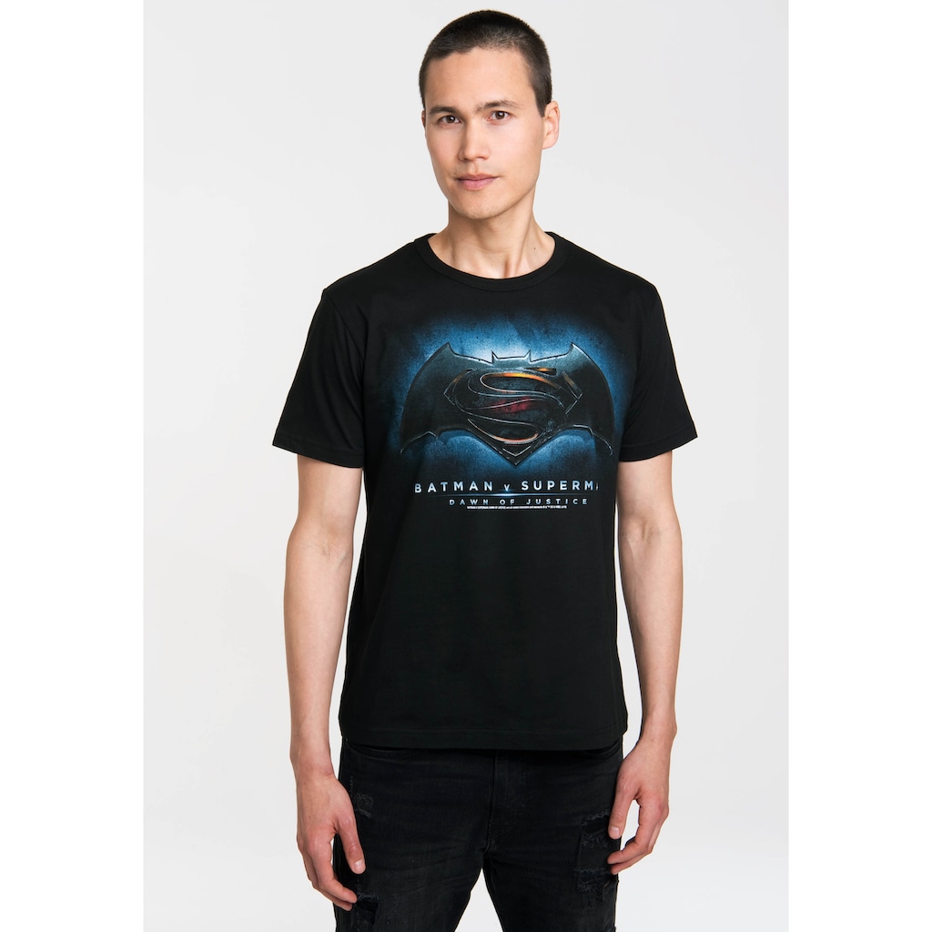 LOGOSHIRT T-Shirt »Batman v Superman - Dawn of Justice«, mit coolem Frontdruck