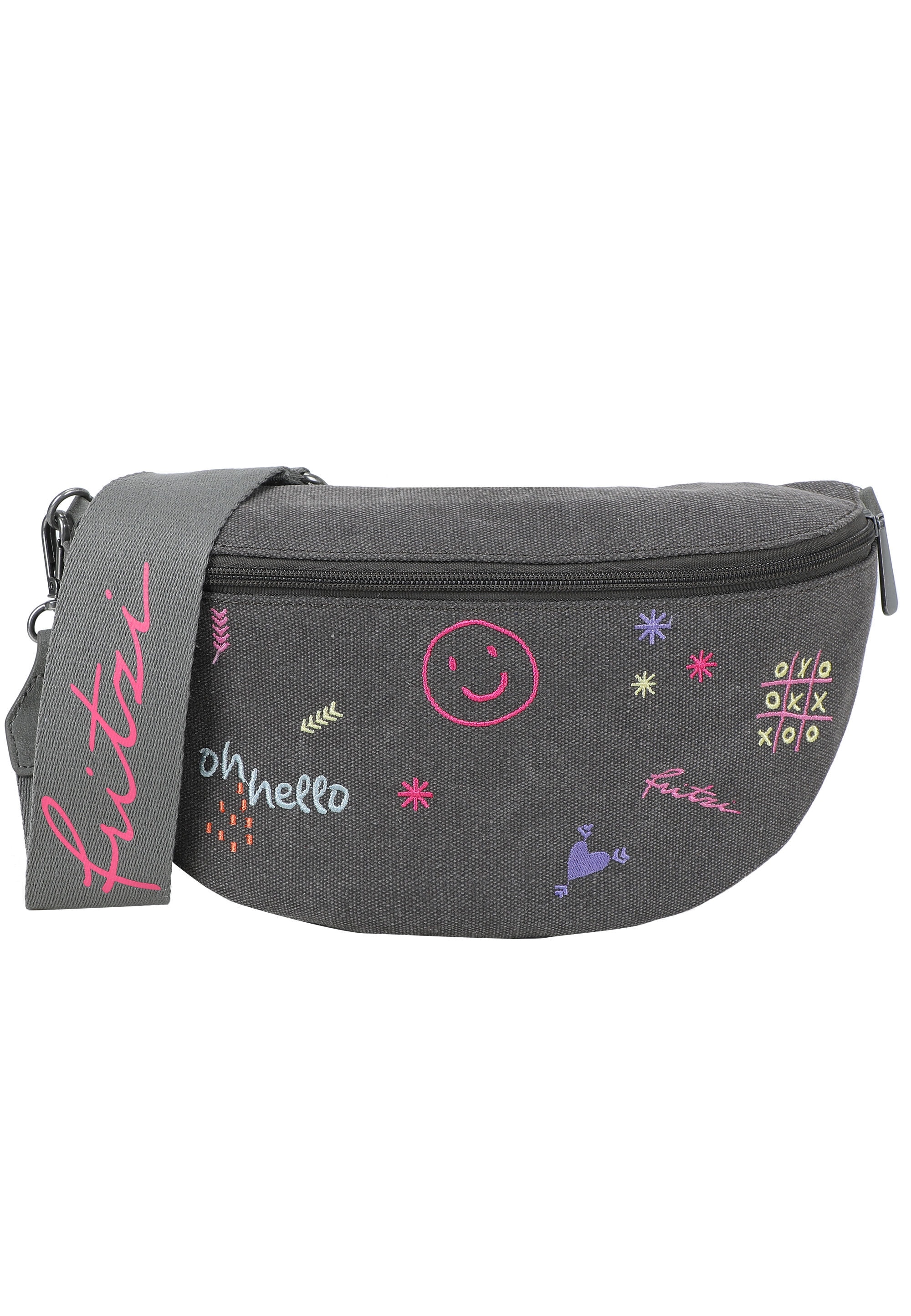 Fritzi aus Preußen Umhängetasche "Bum Bag Medium Limited Embro Fun" mit Webbing-Schultergurt