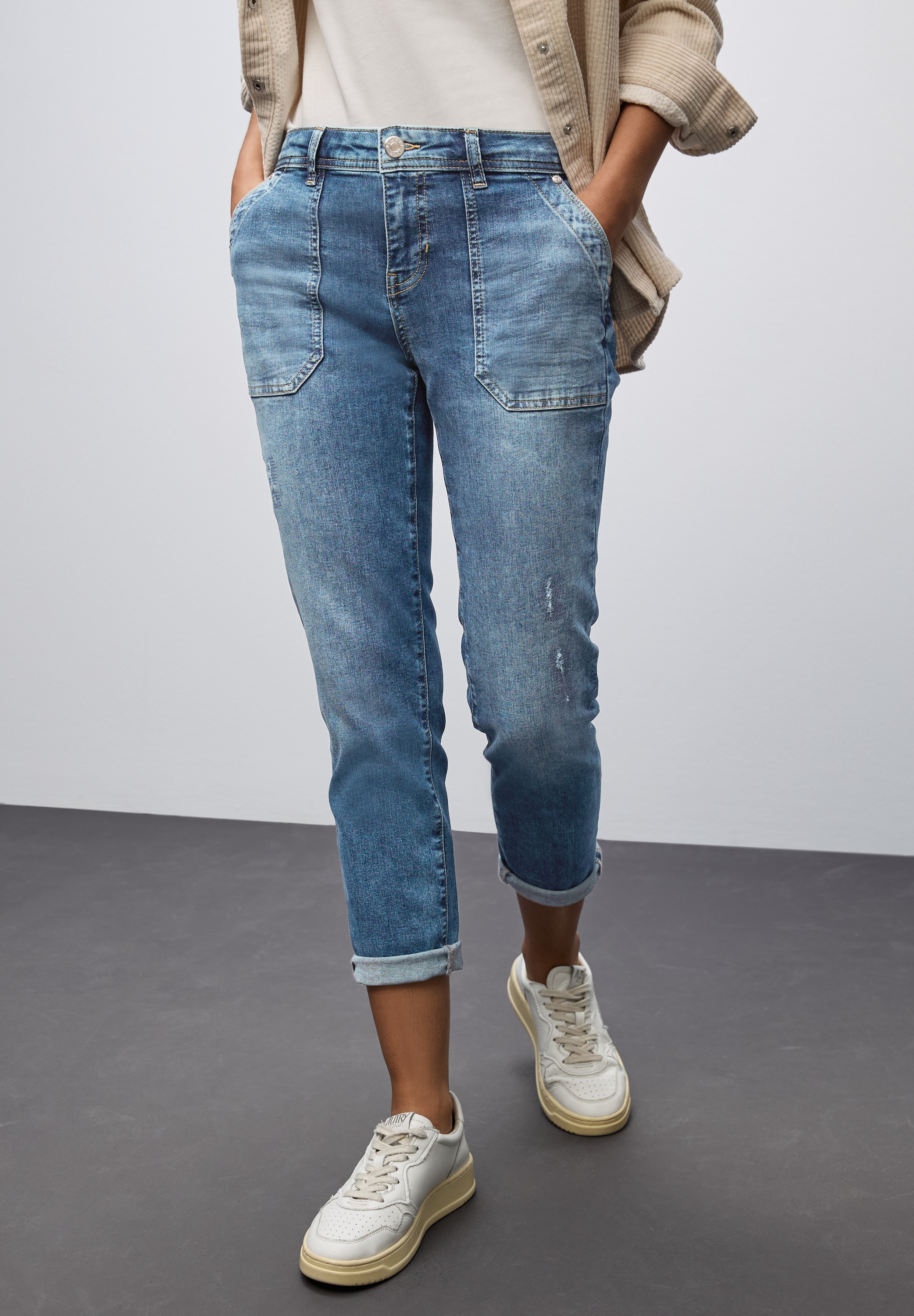 STREET ONE Boyfriend-Jeans, mit Taschen günstig online kaufen