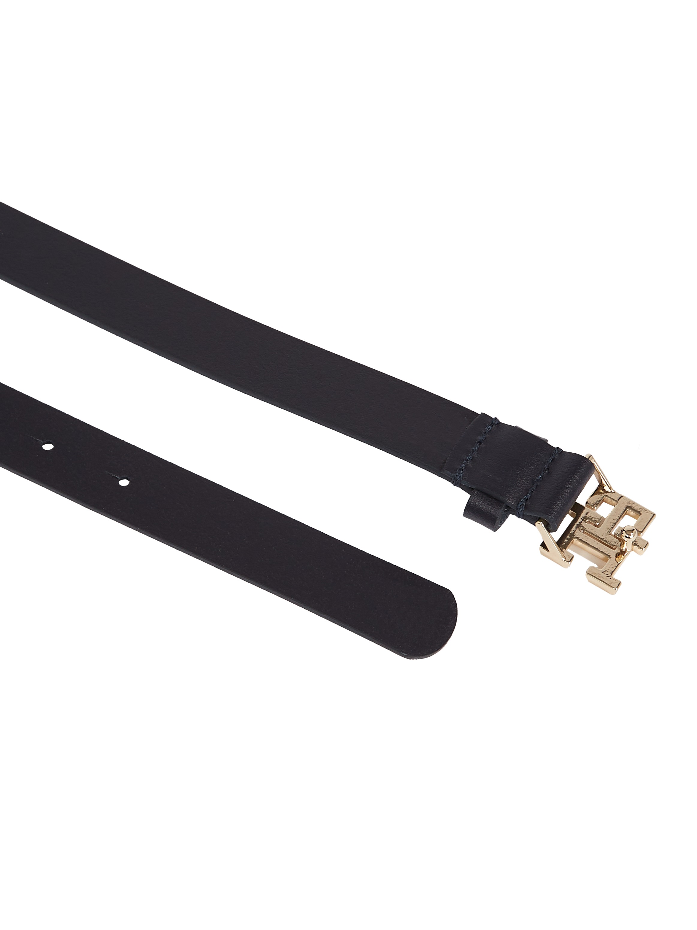 Tommy Hilfiger Ledergürtel "TH LOGO 2,5 cm breit" mit Monogramm- Schnalle günstig online kaufen