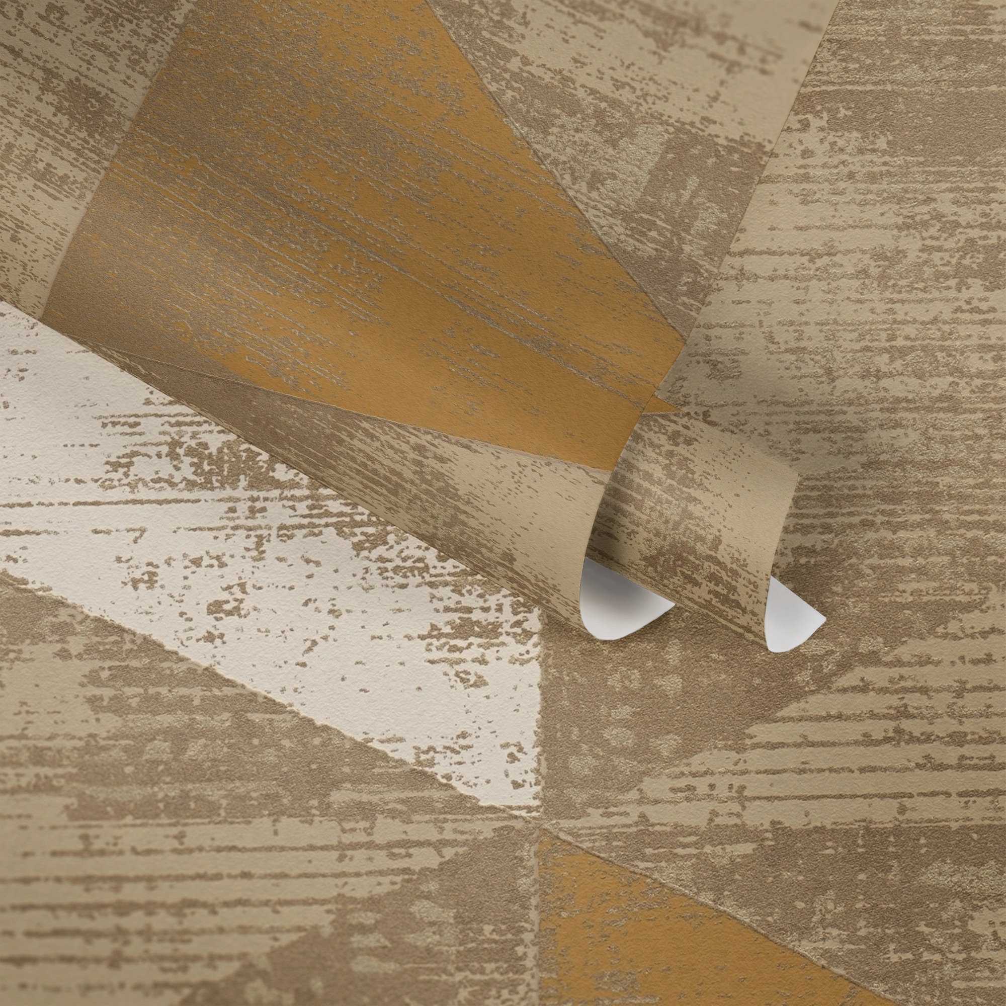 A.S. Création Vliestapete »Geo Effect«, 3D-Optik-metallic-geometrisch, Geometrische Tapete 3D Effekt Tapeten Wohnzimmer Schlafzimmer Küche