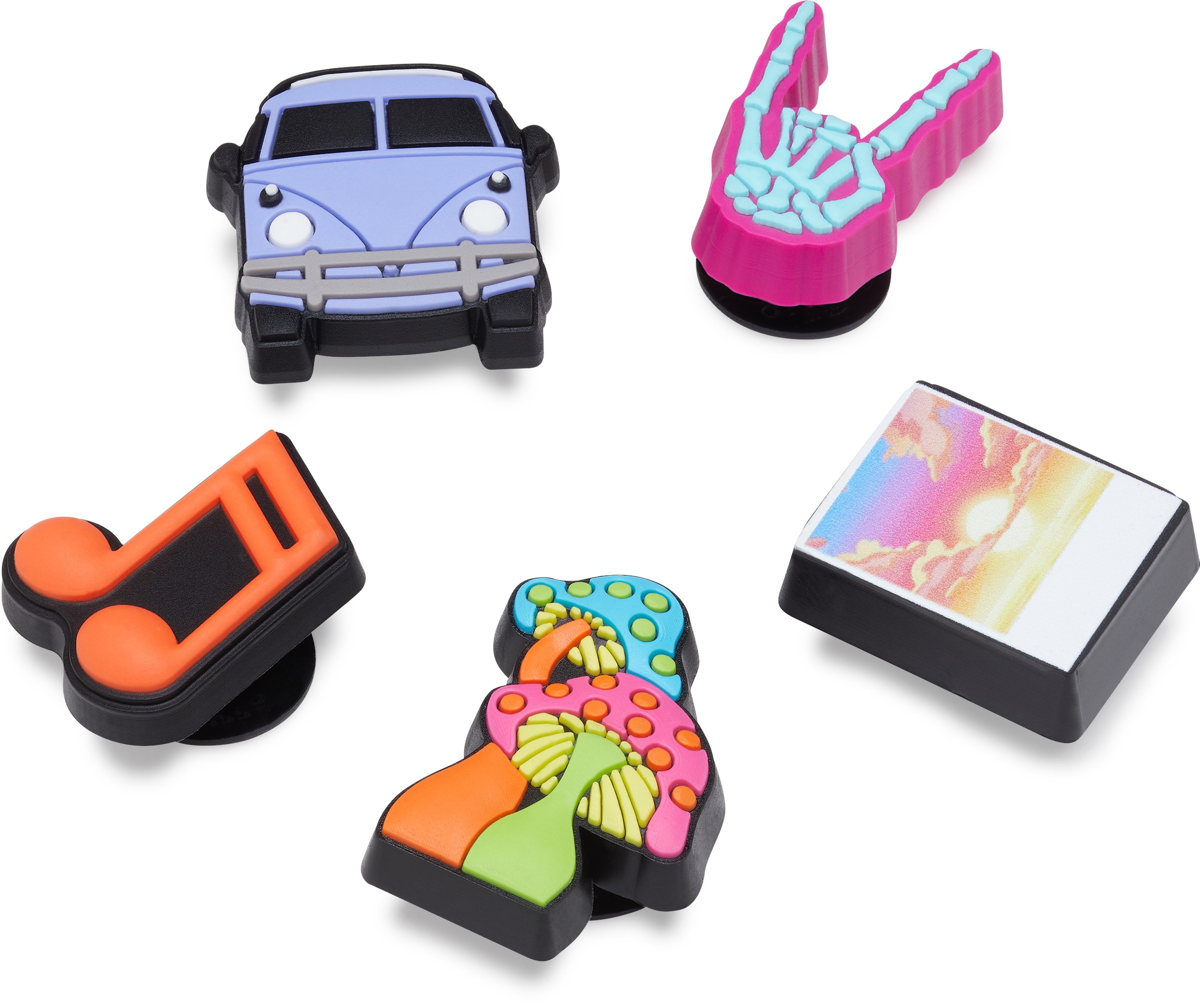 Crocs Schuhdehner "Jibbitz 5er Pack Funky Road Trip"