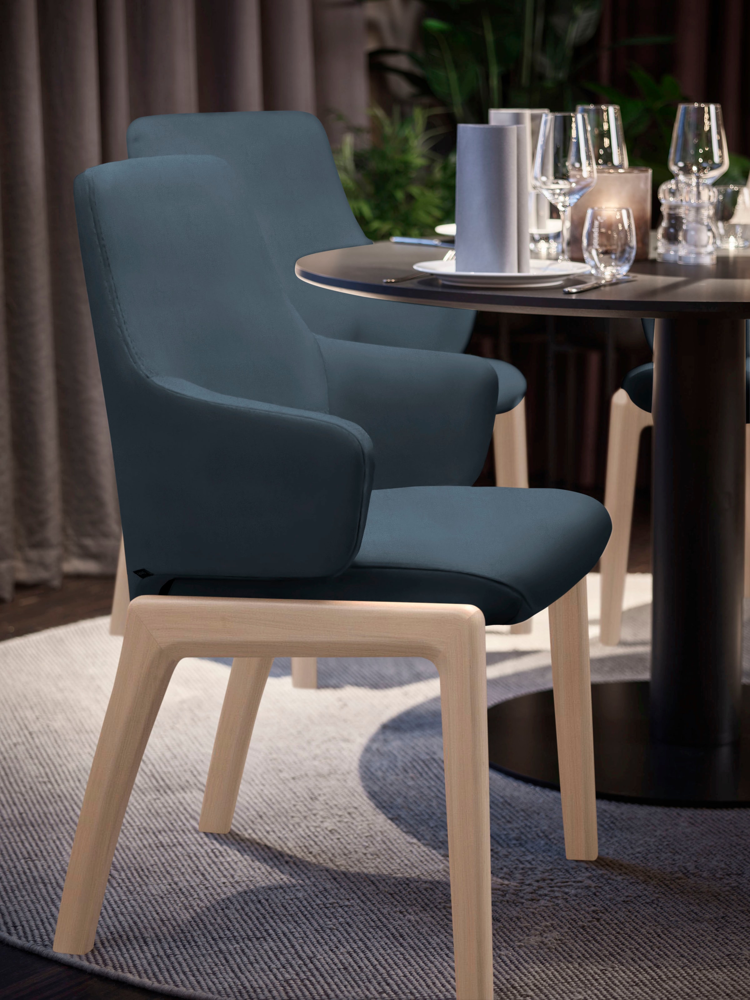 Stressless "Laurel" () Low Back mit Armlehne, Größe L, mit abgerundeten Bei günstig online kaufen