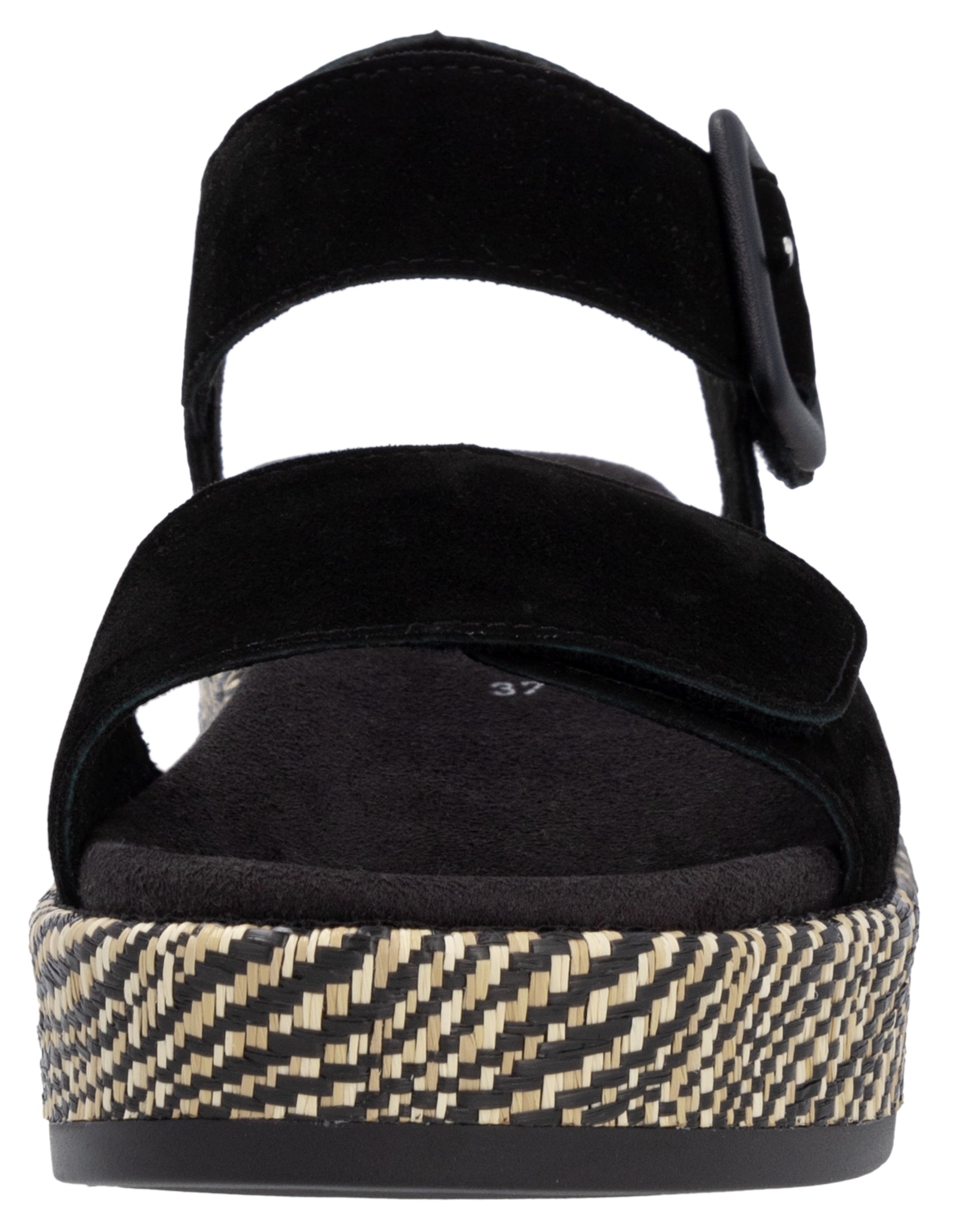 Remonte Sandalette »Elisabeth Hurley-Collection«, Keilabsatz, Sommerschuh, Riemchensandale mit bezogenem Plateau