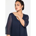 Sheego Cocktailkleid »Kleid«, im Layerlook, aus Chiffon und Viskose