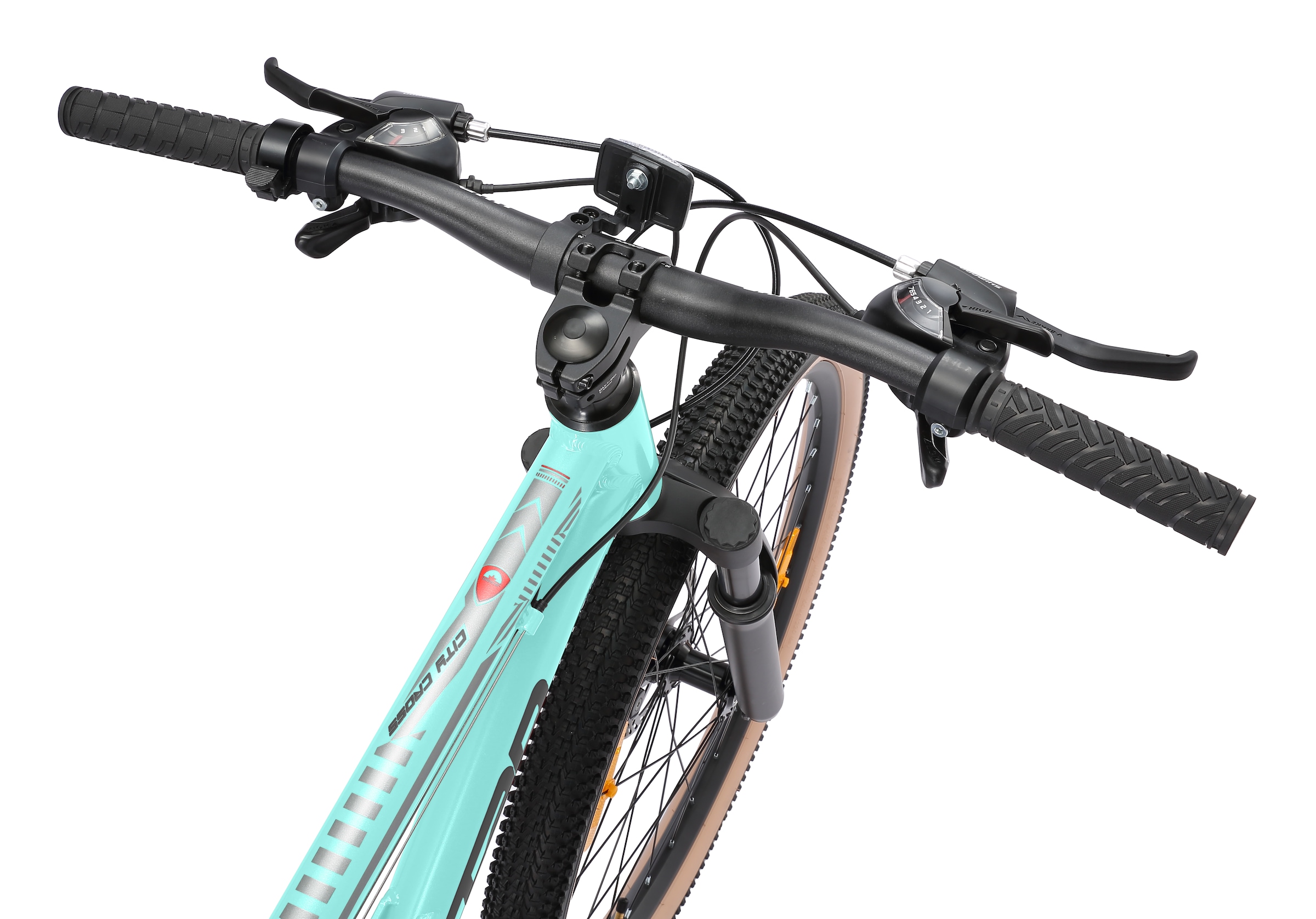 Bikestar Mountainbike 21 Gang Shimano RD-TY300 Schaltwerk Kettenschaltung für Damen und Herren, Kettenschaltung