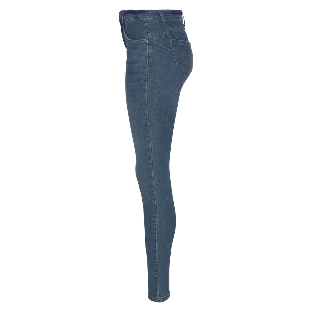 Arizona Skinny-fit-Jeans, Recyceltes Polyester