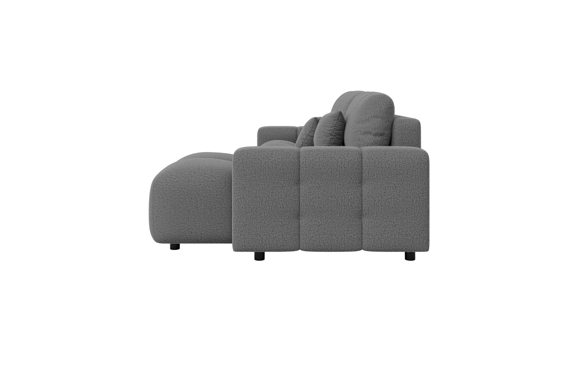 INOSIGN Ecksofa »FELICI, Schlafsofa 233cm, L-Form mit Recamiere beidseitig montierbar«, Designsofa mit Bettfunktion und Bettkasten, Maße B/T/H: 233/142/88 cm