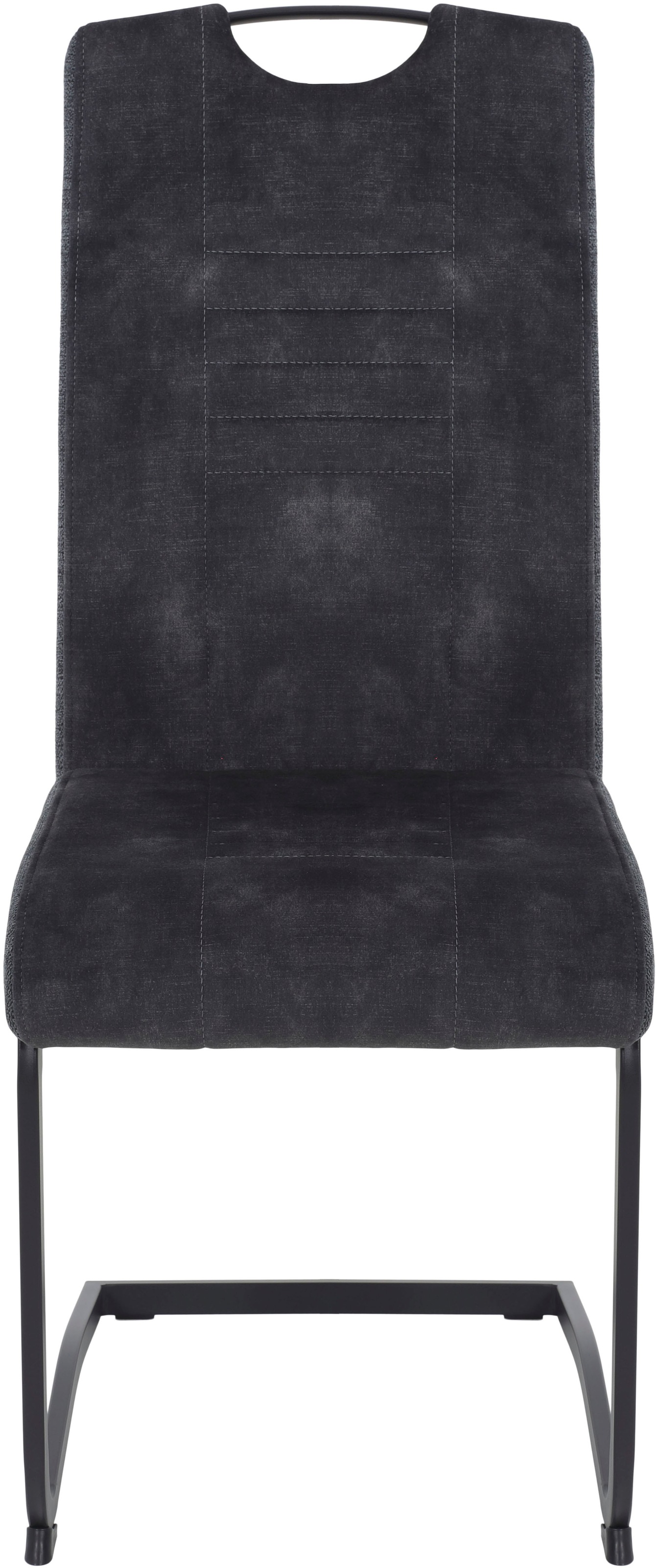 Thumbnail - HELA Freischwinger "RIGA" (Set) 4 Stk.Freischwinger,Vierkantrohrgestell,mit Griff,Stoffkombination