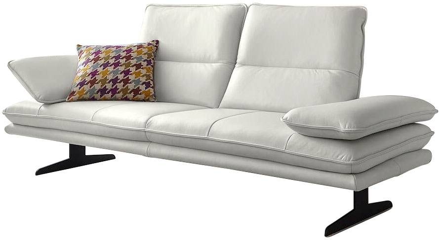 W.SCHILLIG 2-Sitzer "broadway, Designsofa mit tollem Sitzkomfort, Breite 216cm" Sitztiefenverstellung, Kopfteil- & Seitenteilverstellung, Breite 216cm