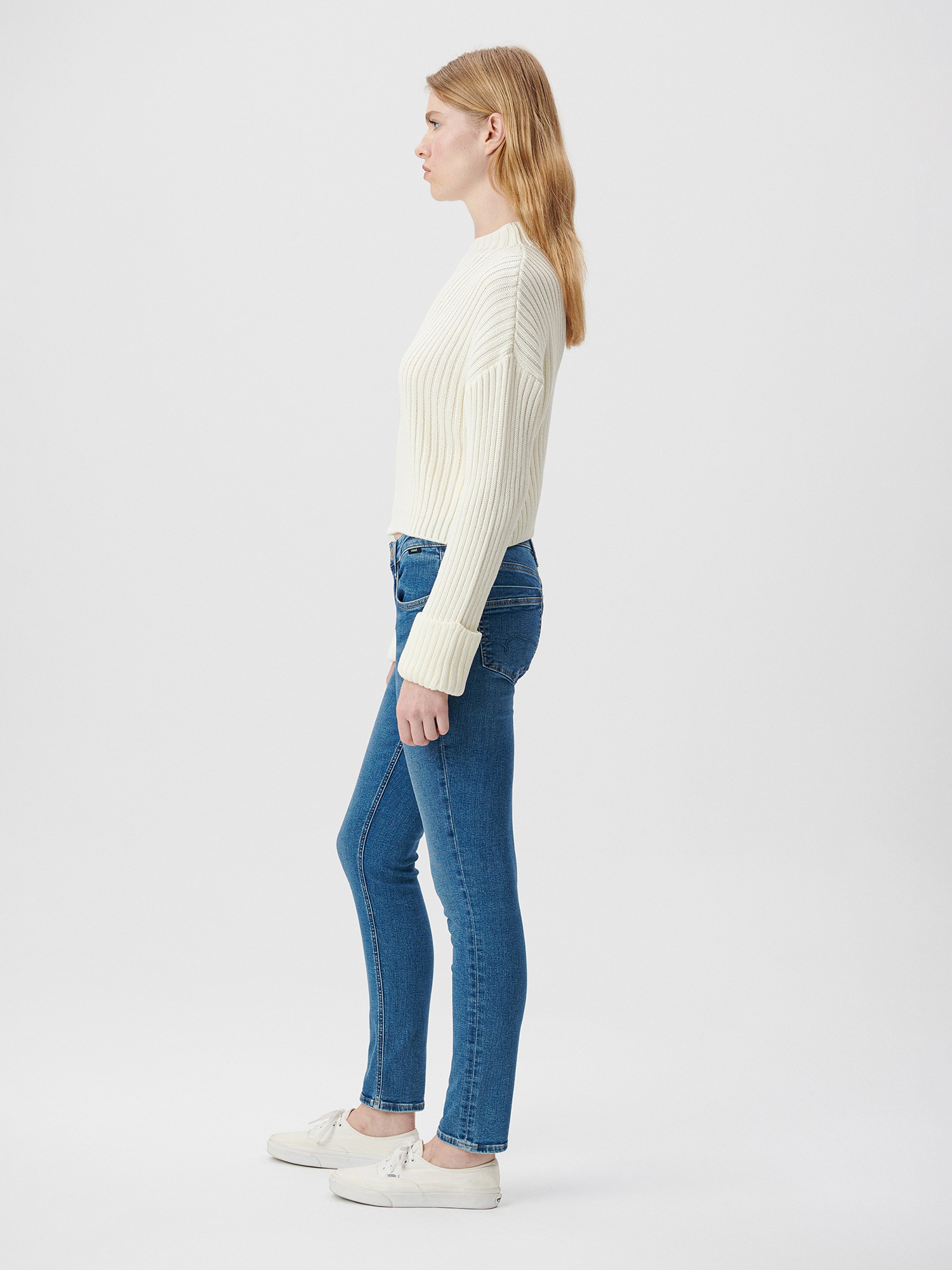 Mavi Stehkragenpullover »HIGH NECK SWEATER«, Strickpullover