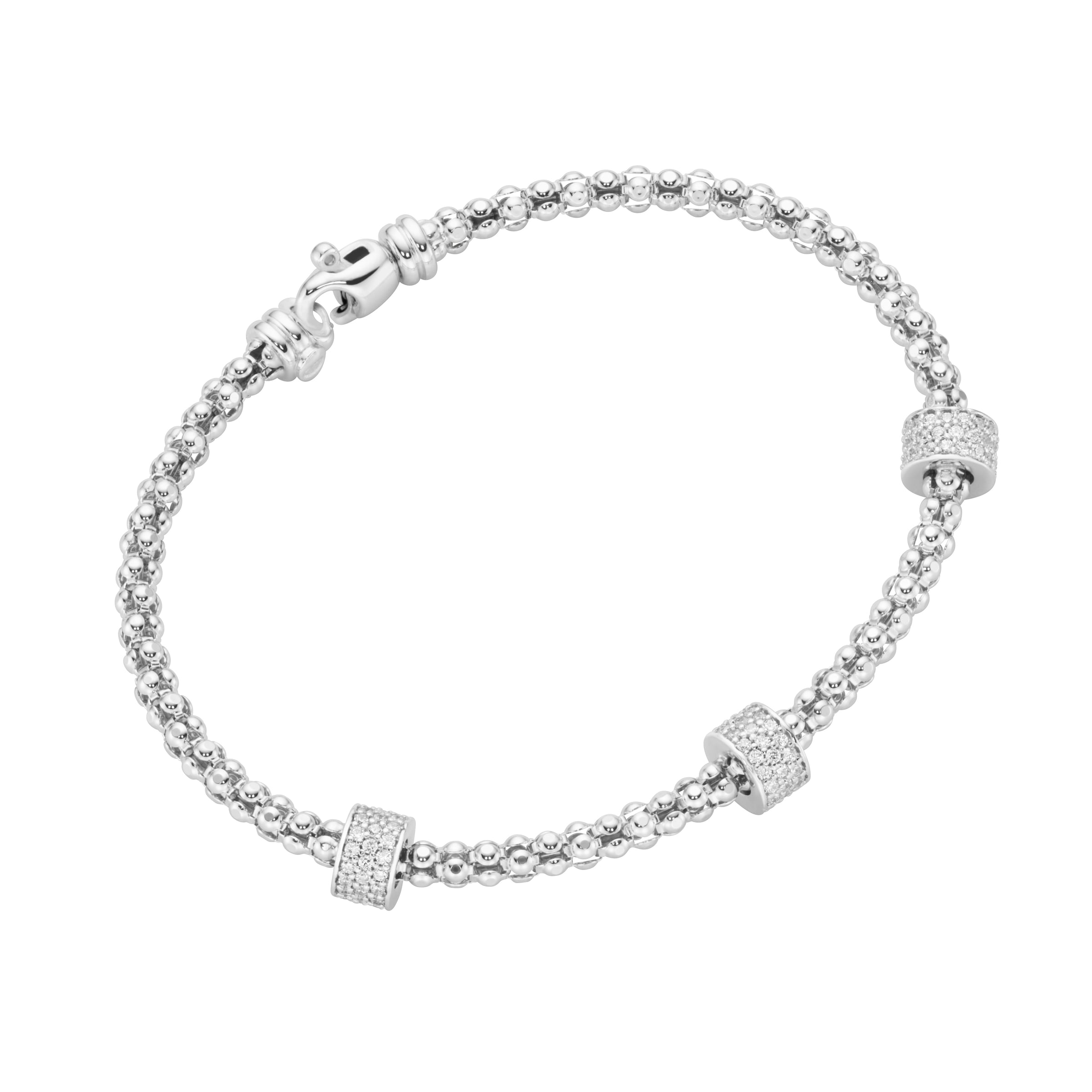 Smart Jewel Armspange mit »Himbeerkettenoptik, Silber 925« Steinen, online | Rondelle kaufen Zirkonia BAUR