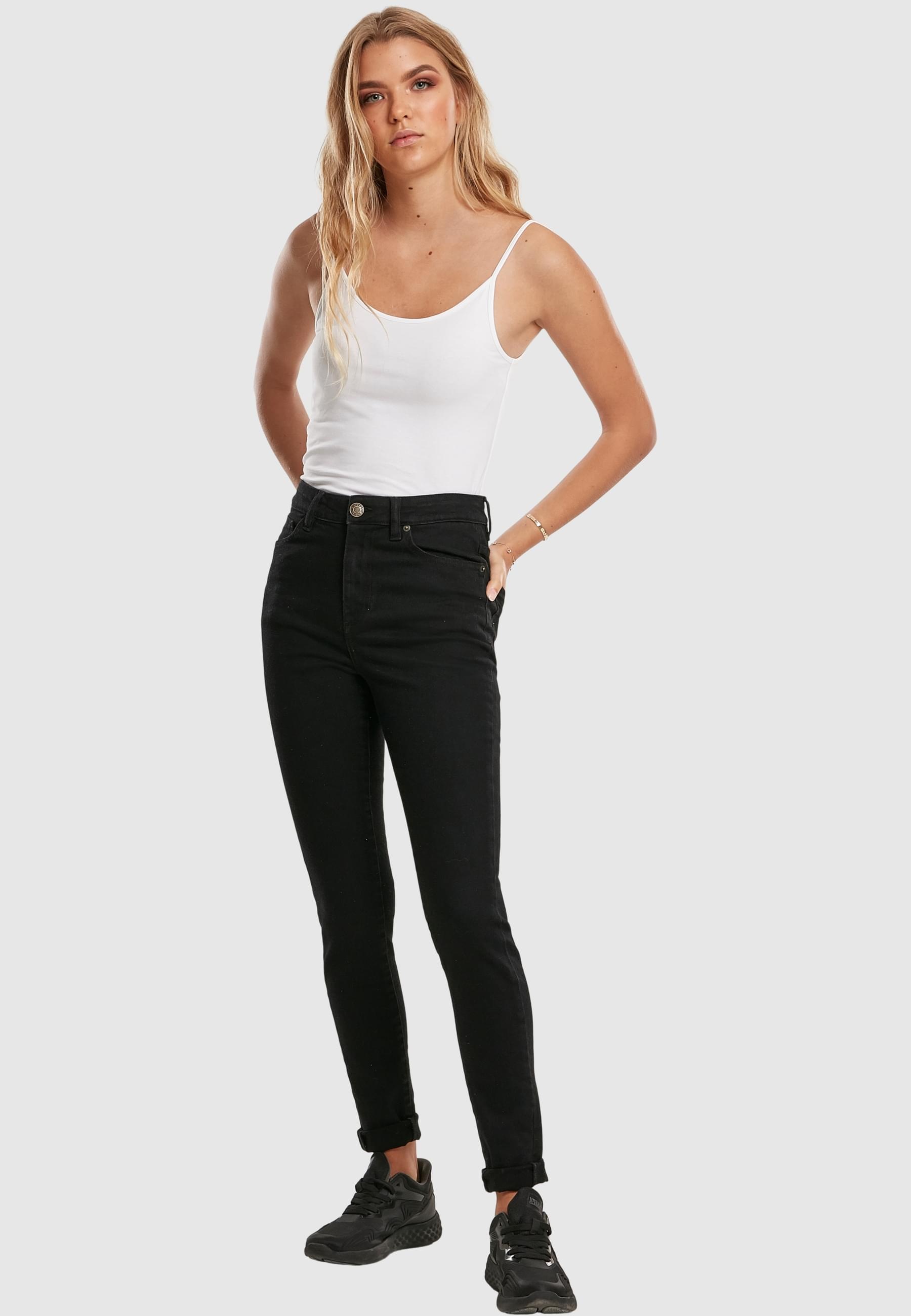 URBAN CLASSICS Muskelshirt »Urban Classics Damen Ladies Basic Top 2-Pack«, (1 tlg.)