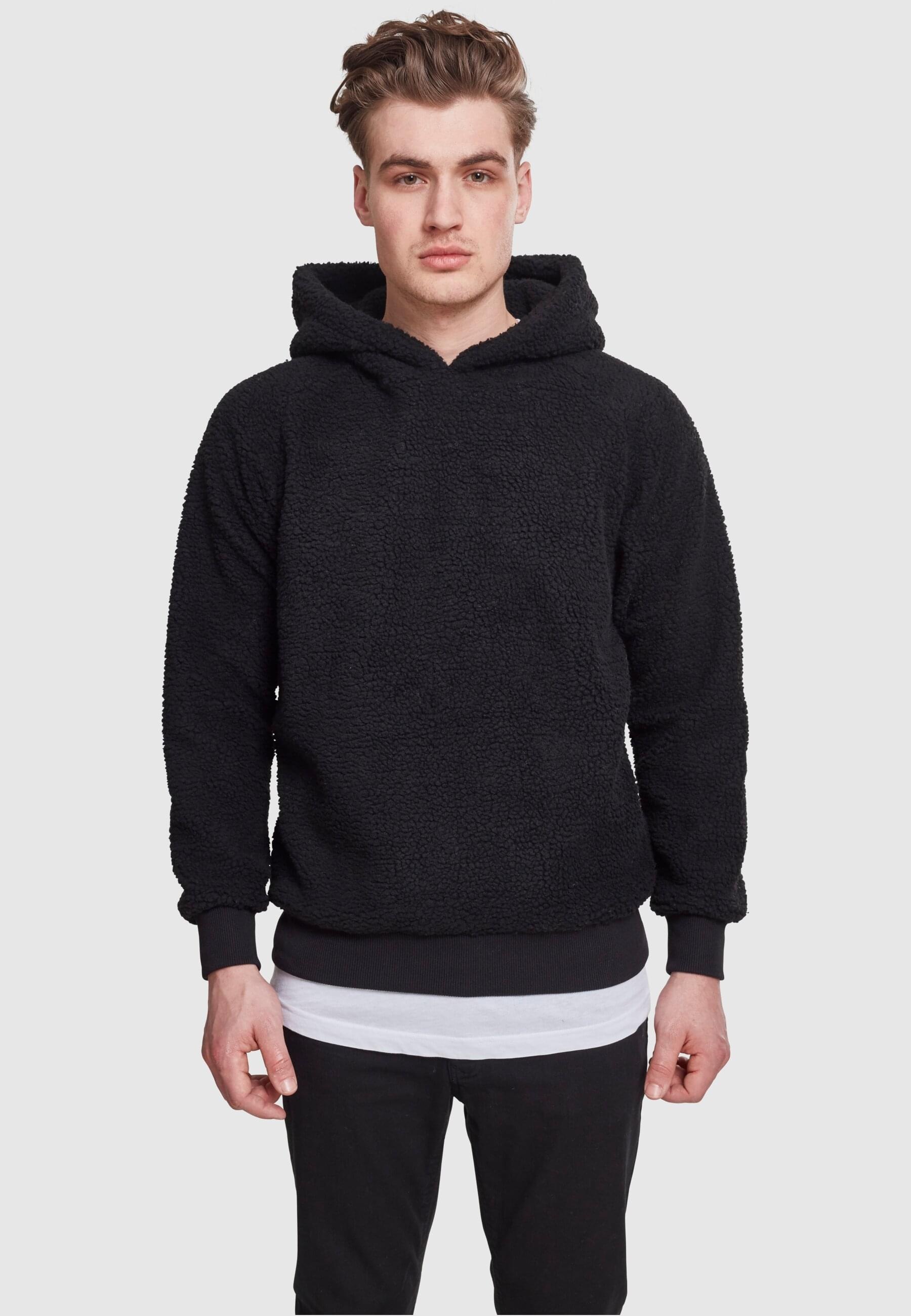 URBAN CLASSICS Sweatshirt »Urban Classics Herren Sherpa Hoody«, (1 tlg.)