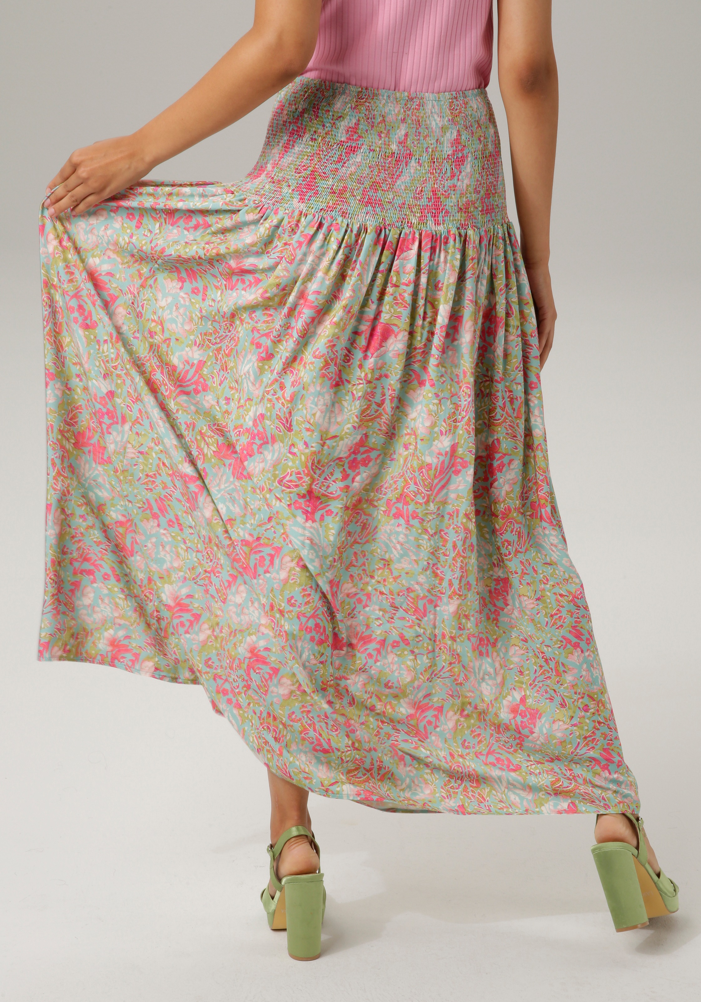 Aniston CASUAL Sommerkleid, auch als Maxirock tragbar