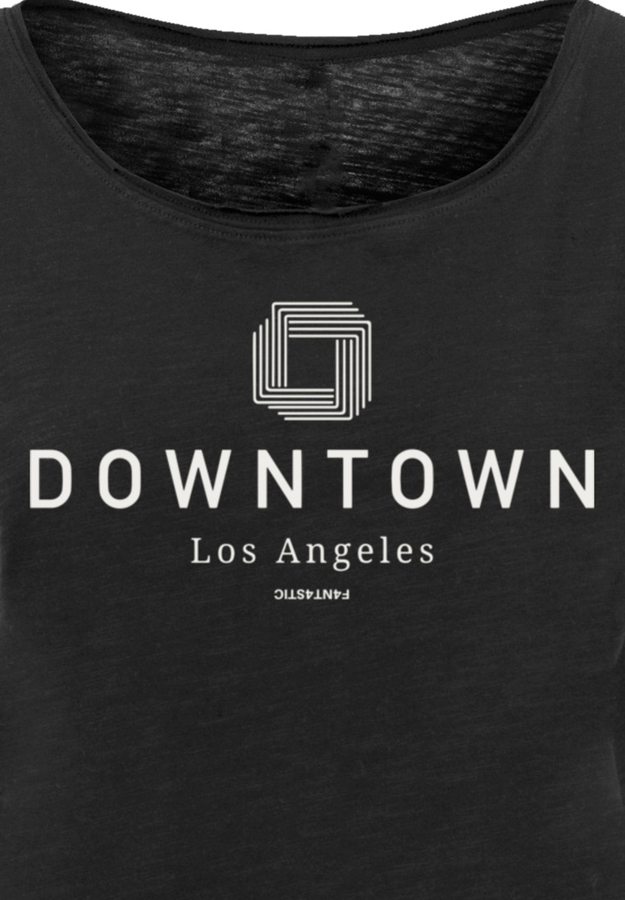 F4NT4STIC T-Shirt »PLUS SIZE Downtown LA Muster«, Print