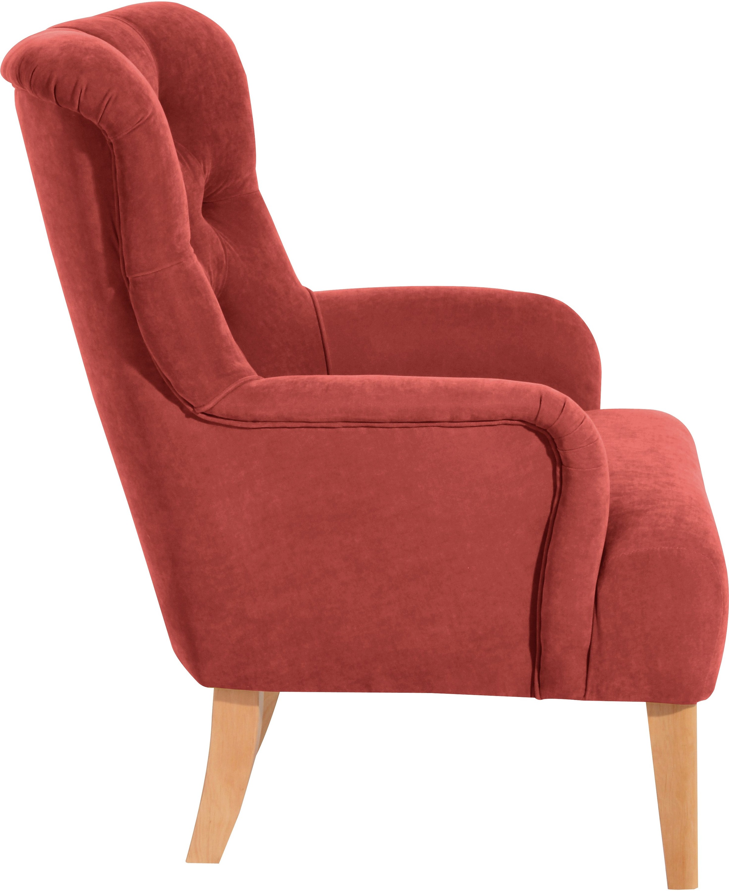 Max Winzer® Chesterfield-Sessel »Bradley, Loungesessel«, mit edler Knopfheftung