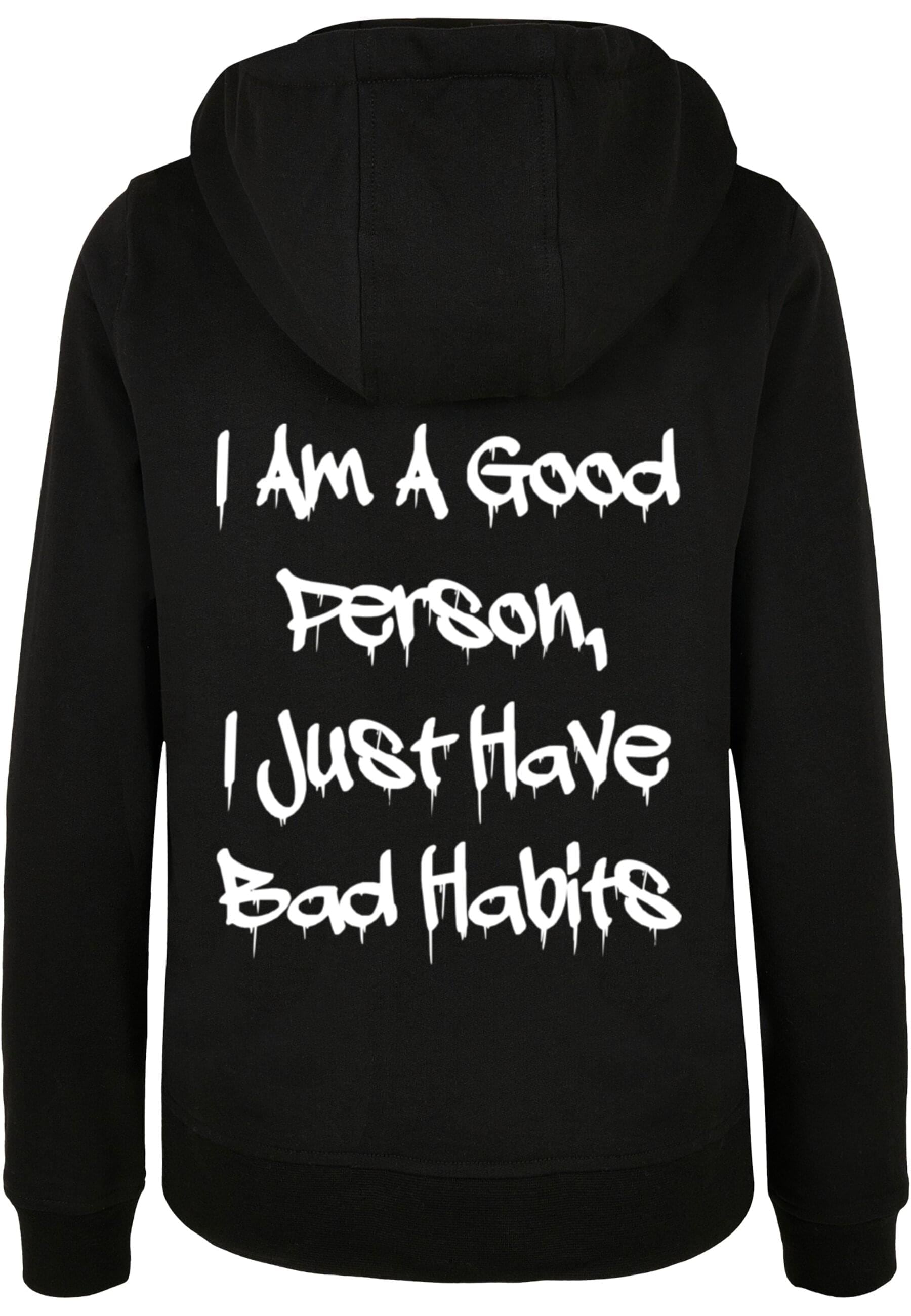 Merchcode Kapuzenpullover "Merchcode Damen Ladies Bad Habits Basic Hoody" günstig online kaufen