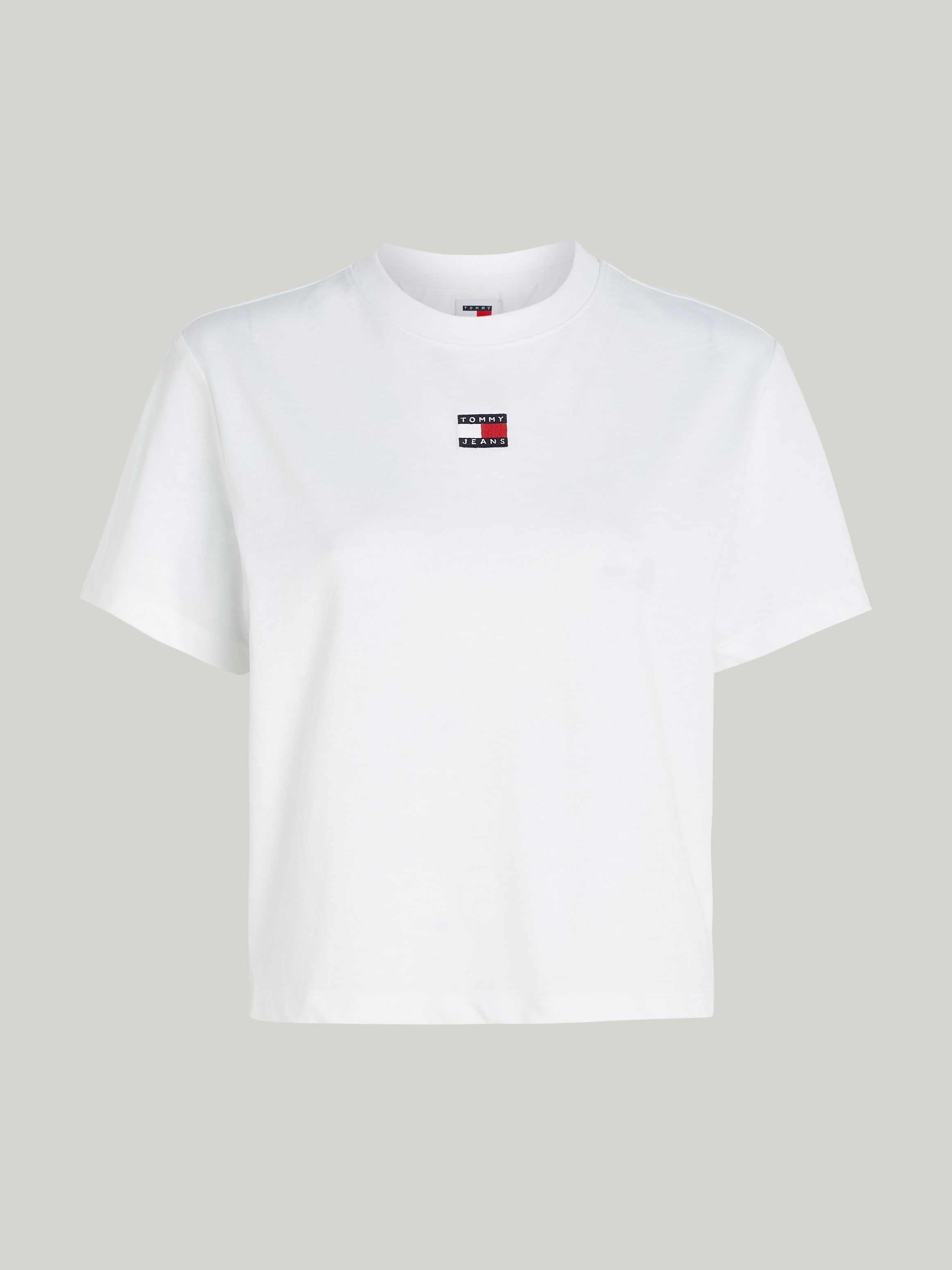 Tommy Jeans T-Shirt »TJW BXY BADGE TEE EXT«, mit Logostickerei