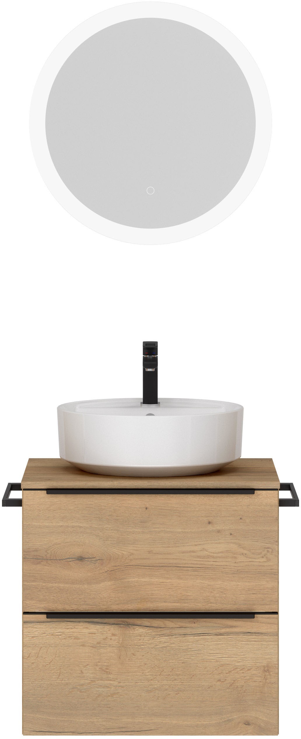 nobilia Badmöbel-Set "Alvene" vormontiert, mit Soft-Close, 2 Stk. tlg. günstig online kaufen