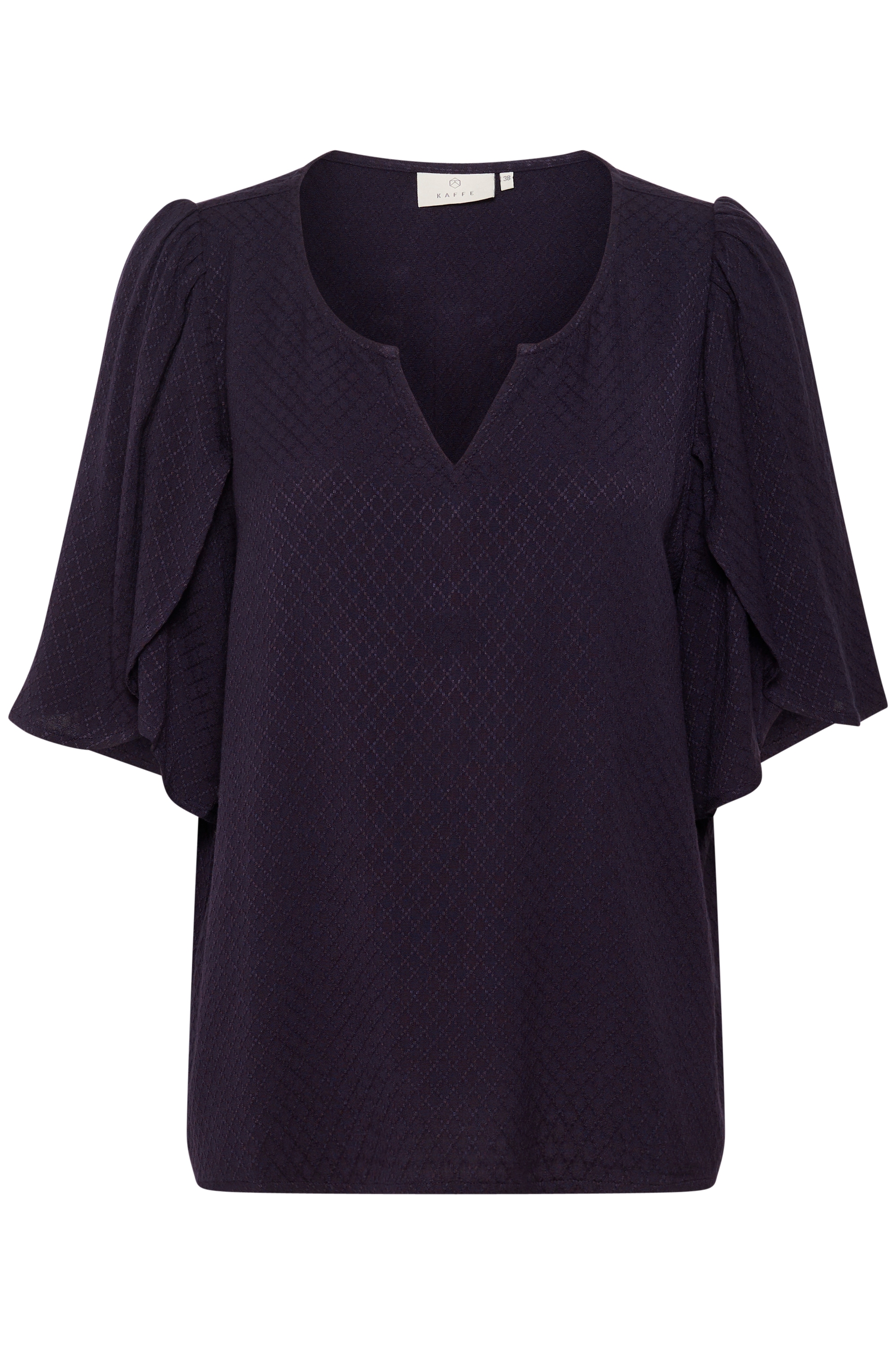 KAFFE Kurzarmbluse "Damen Bluse kurzarm KAmona"