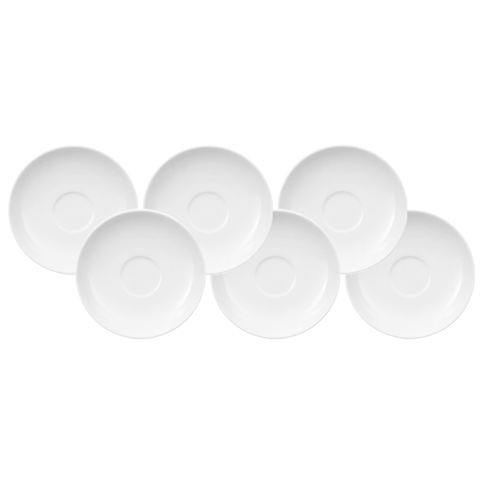 Villeroy & Boch Untertasse "Mokka-/ Espressountertasse Royal ø 12.0 cm 6er Set weiß"