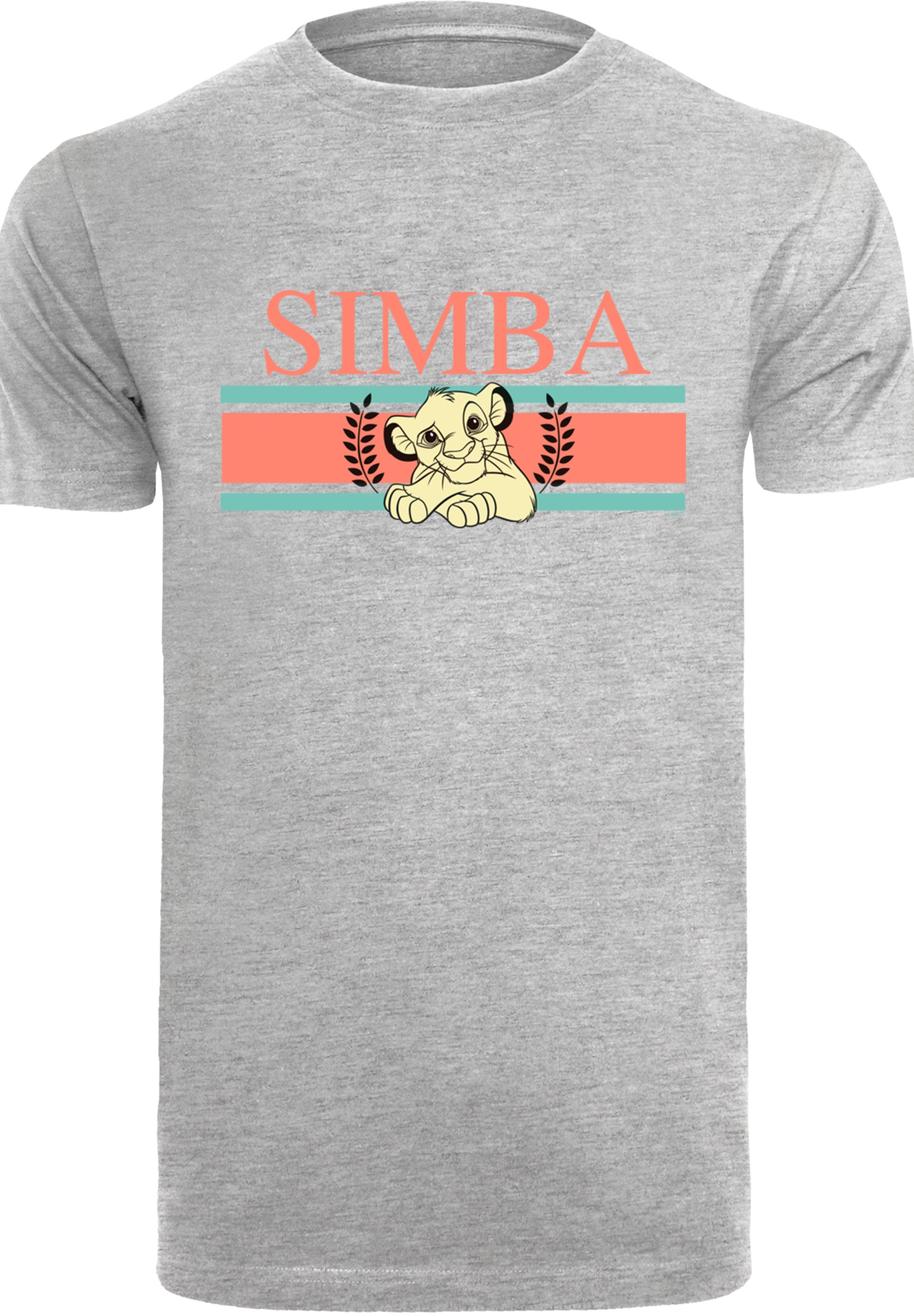 F4NT4STIC T-Shirt »Disney König der Löwen Simba Stripes«, Print