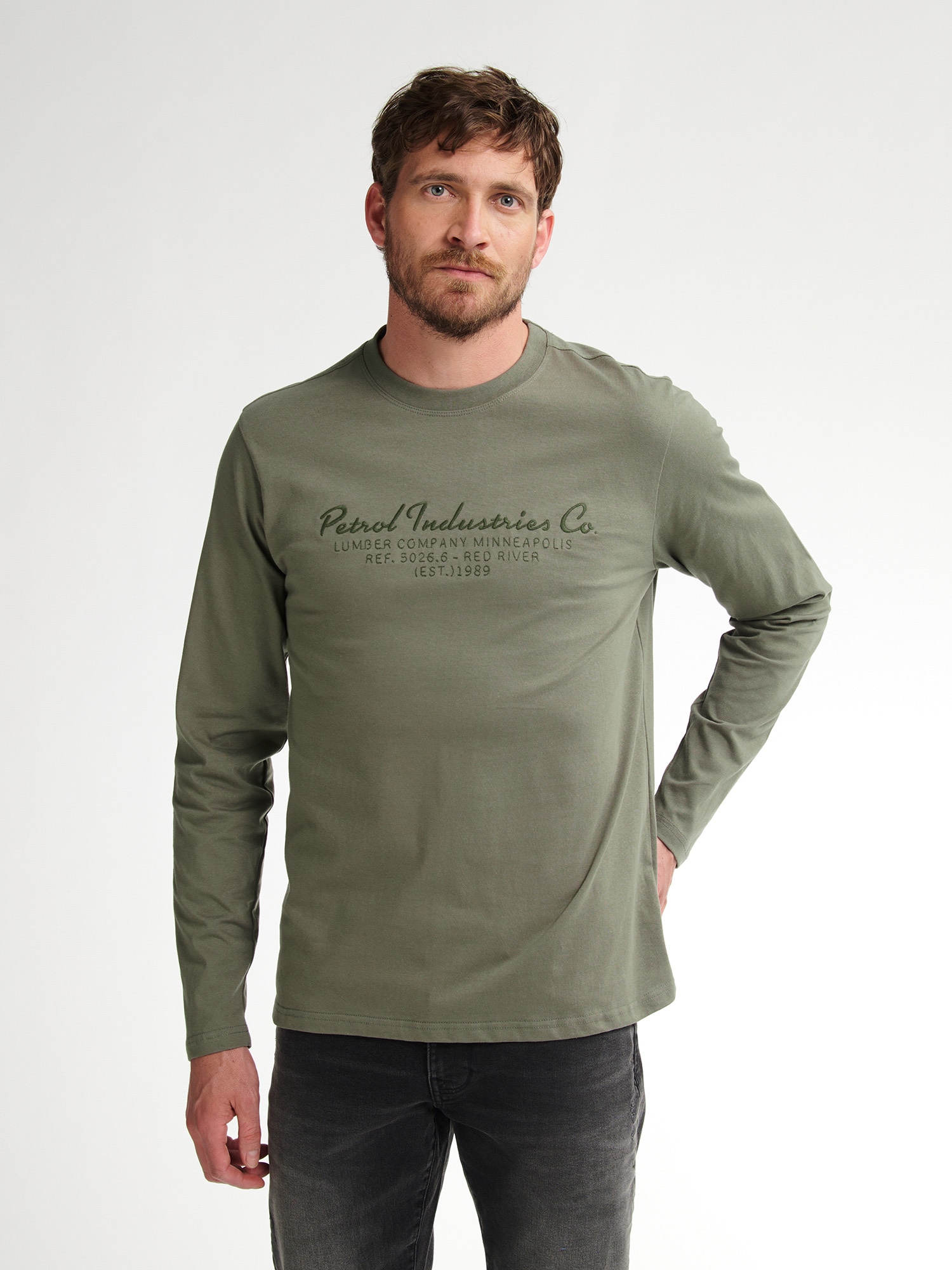 Petrol Industries Langarmshirt, Baumwollqualität günstig online kaufen
