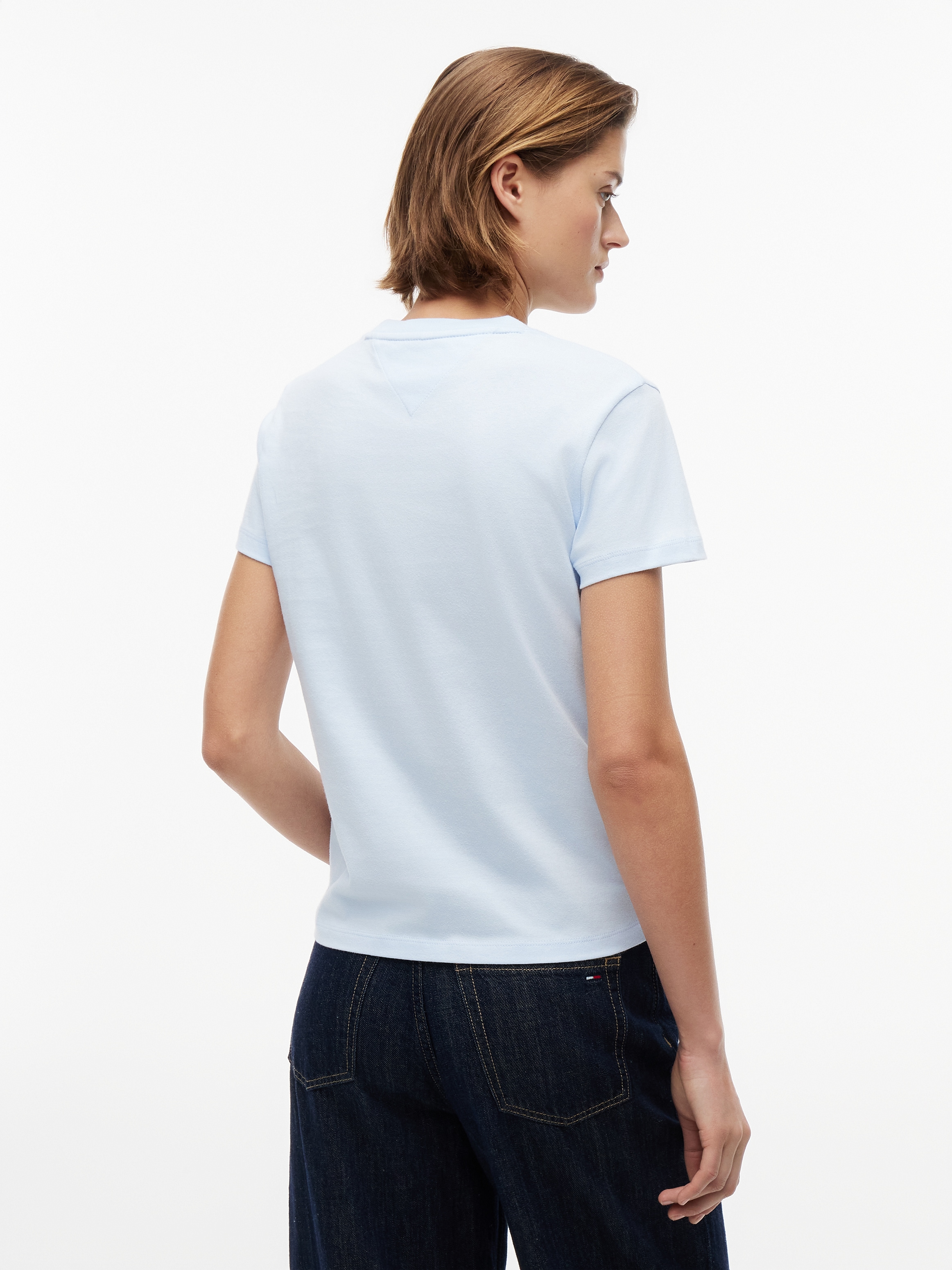 Tommy Jeans Kurzarmshirt »TJW REG TJ FLAG SS TEE« Baumwolle, Logodruck, regular fit