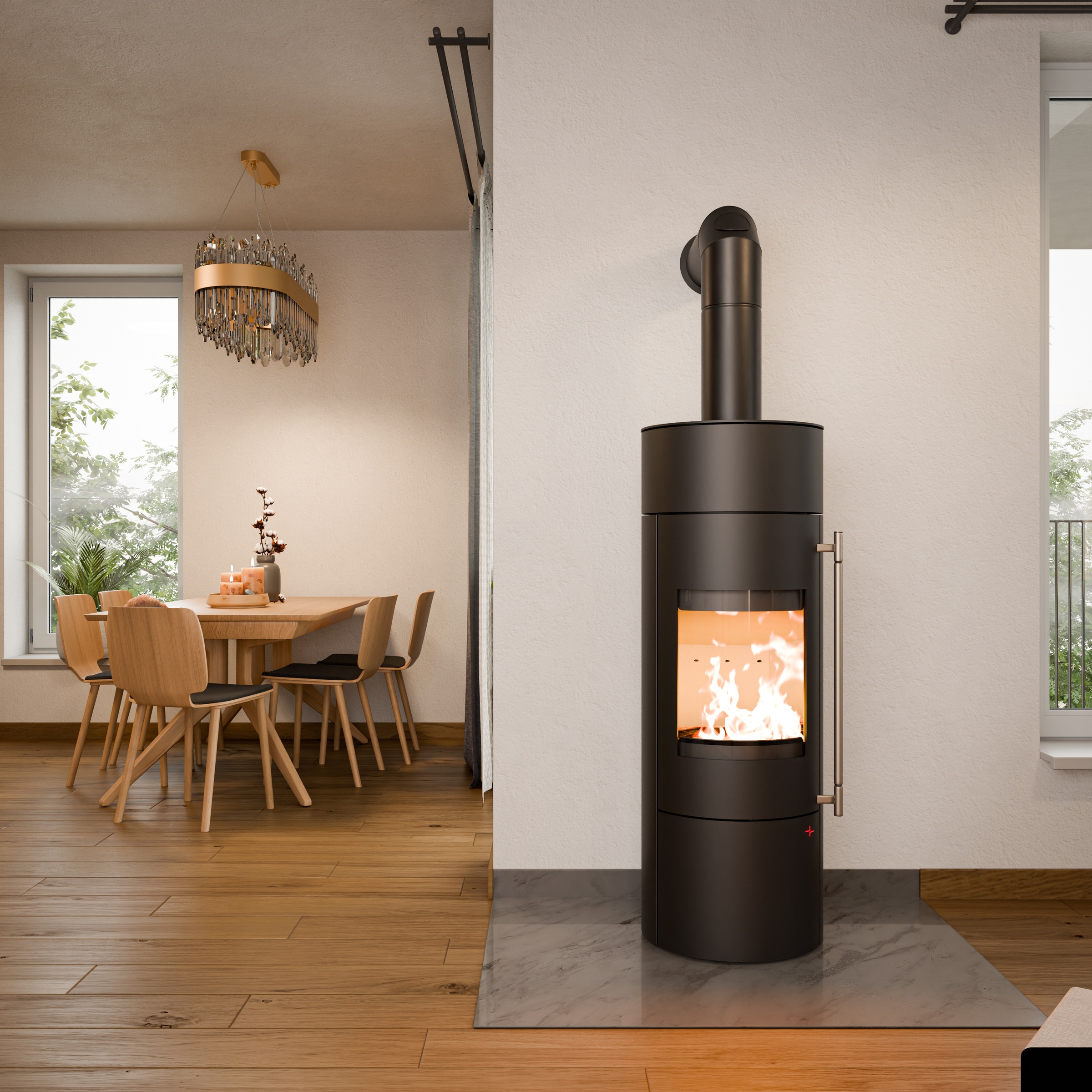 Haas + Sohn Kaminofen »LURE HSC*, tief-schwarz«