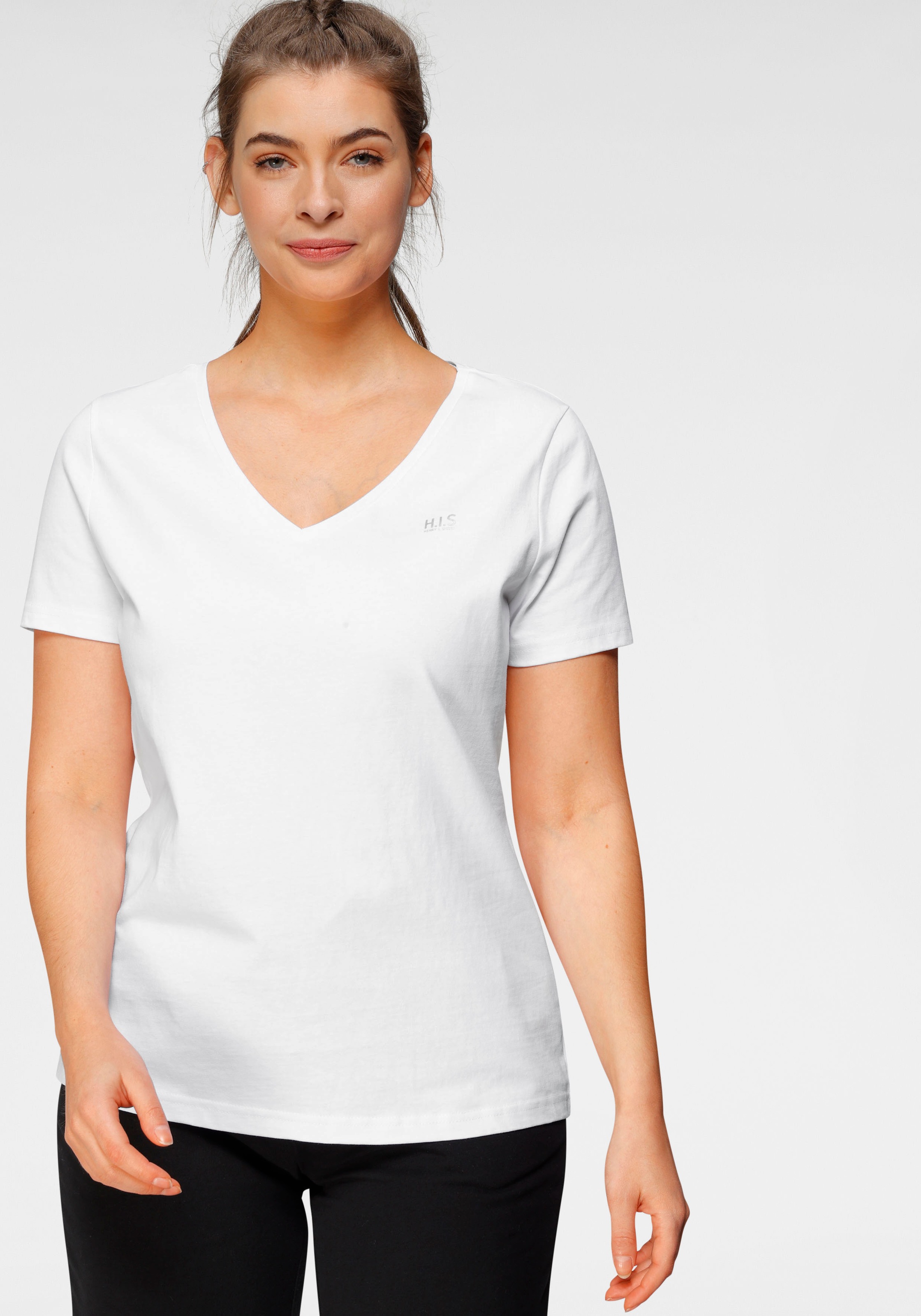 H.I.S Essential-Basics T-Shirt Multicolor 44/46 3