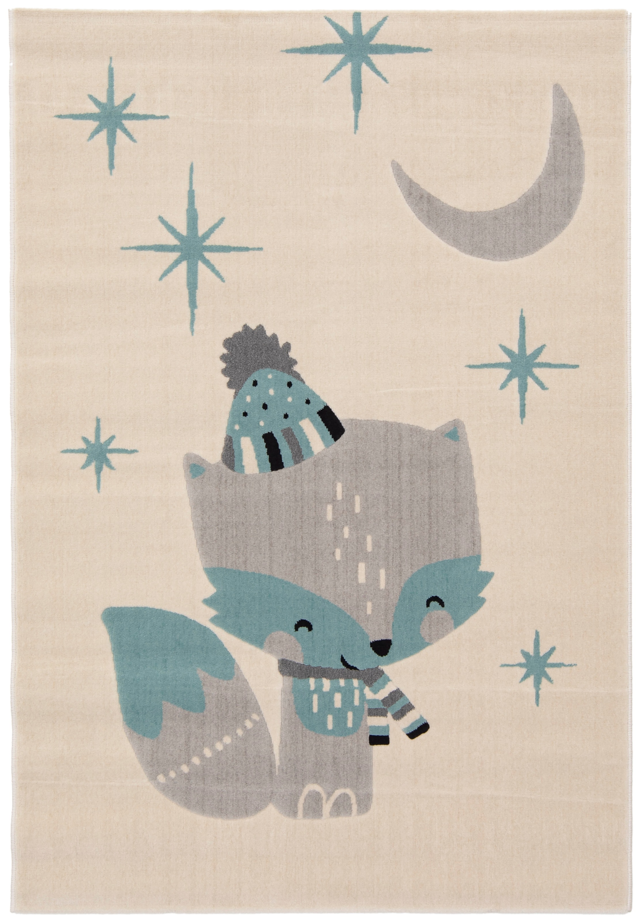 Primaflor-Ideen in Textil Kinderteppich "COCOON - Sternenfuchs" rechteckig günstig online kaufen