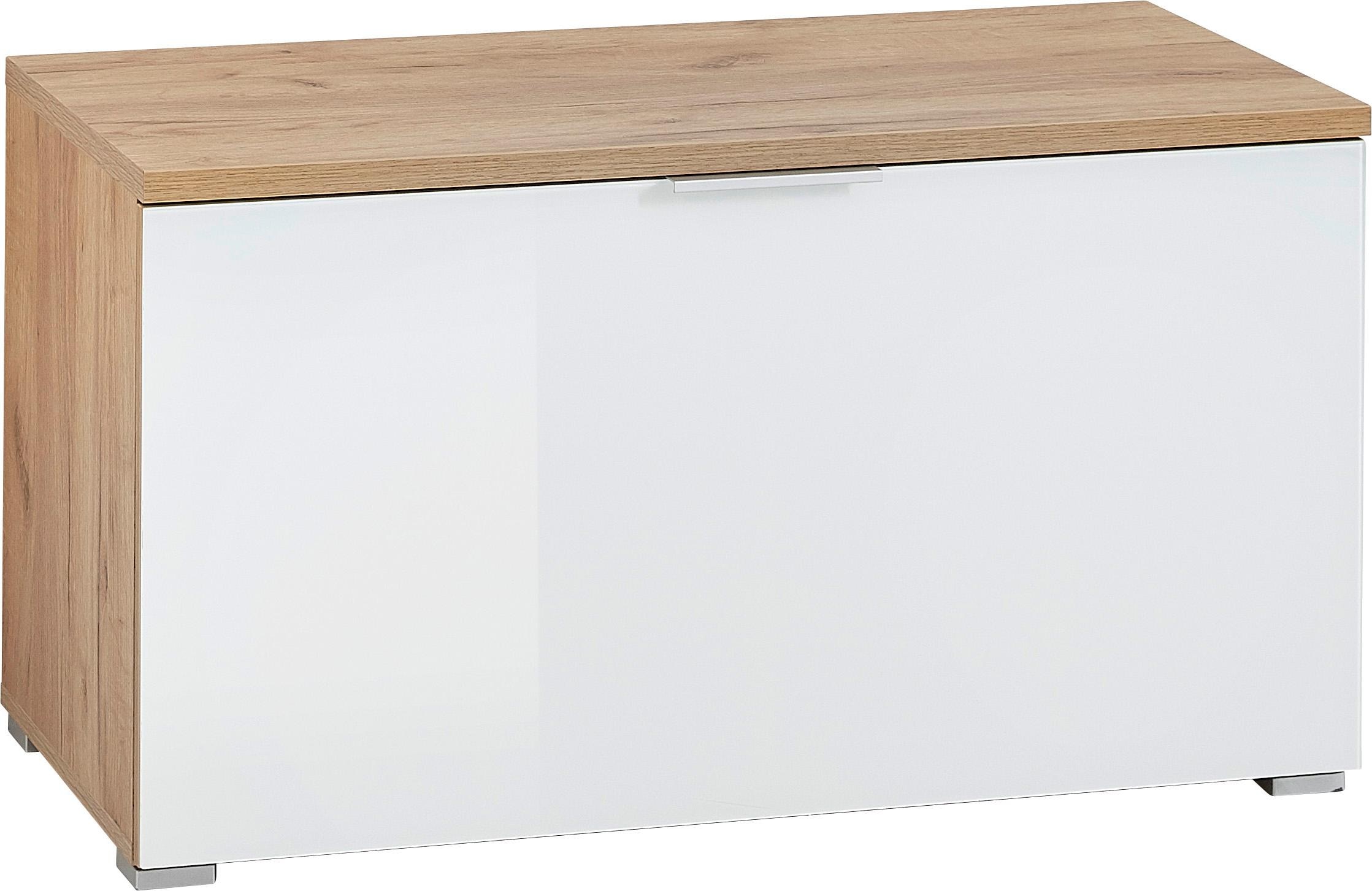 GERMANIA Schuhbank "Telde" 88x144x30 cm, Soft-close, verstellbare Böden, ES-Glas, Made in Germany