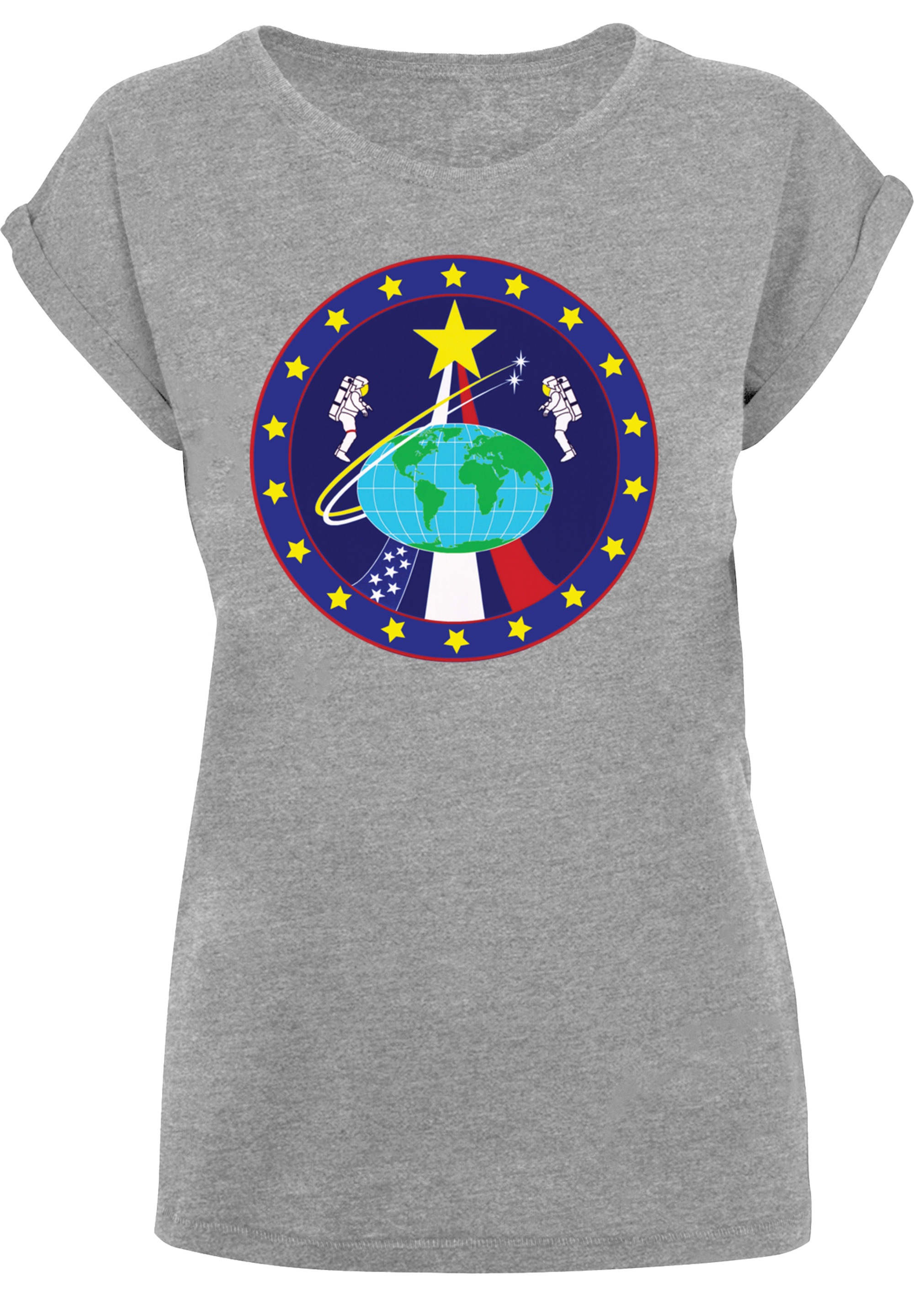 F4NT4STIC T-Shirt »NASA Classic Globe Astronauts«, Print