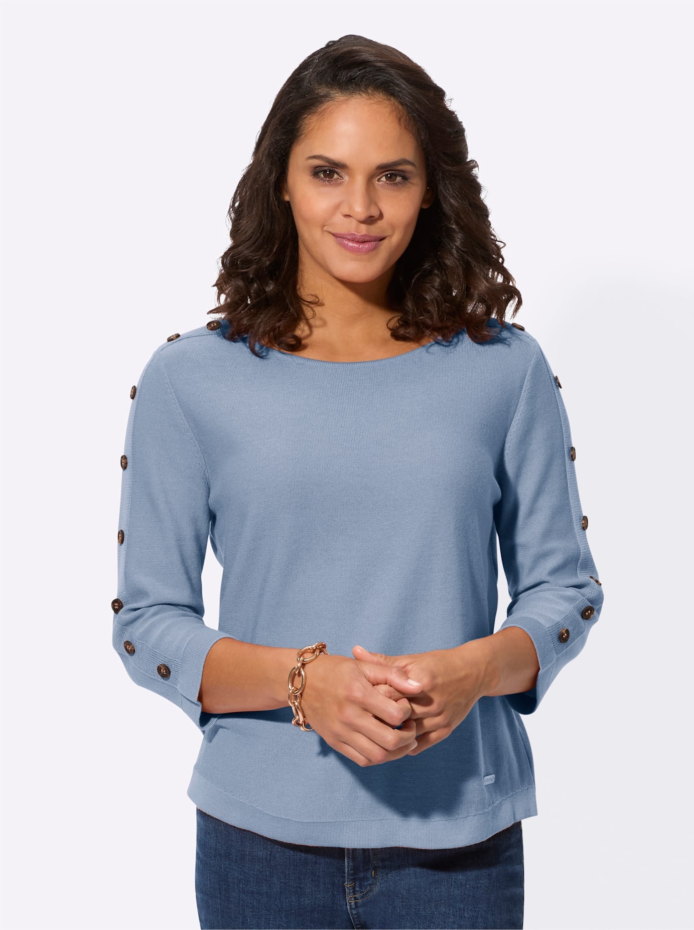 Casual Looks 3/4 Arm-Pullover "3/4-Arm-Pullover" günstig online kaufen
